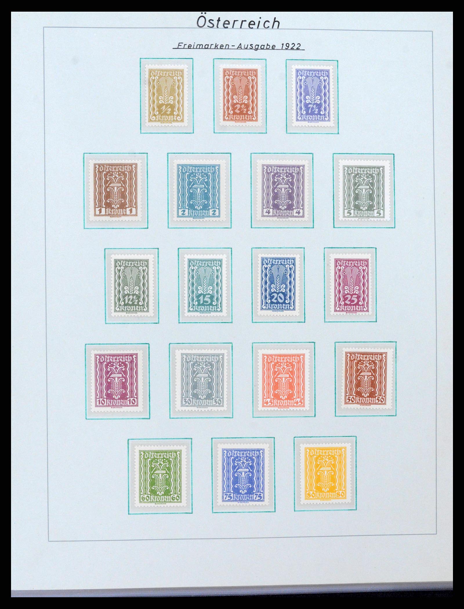 38224 0001 - Stamp collection 38224 Austria 1922-2006.