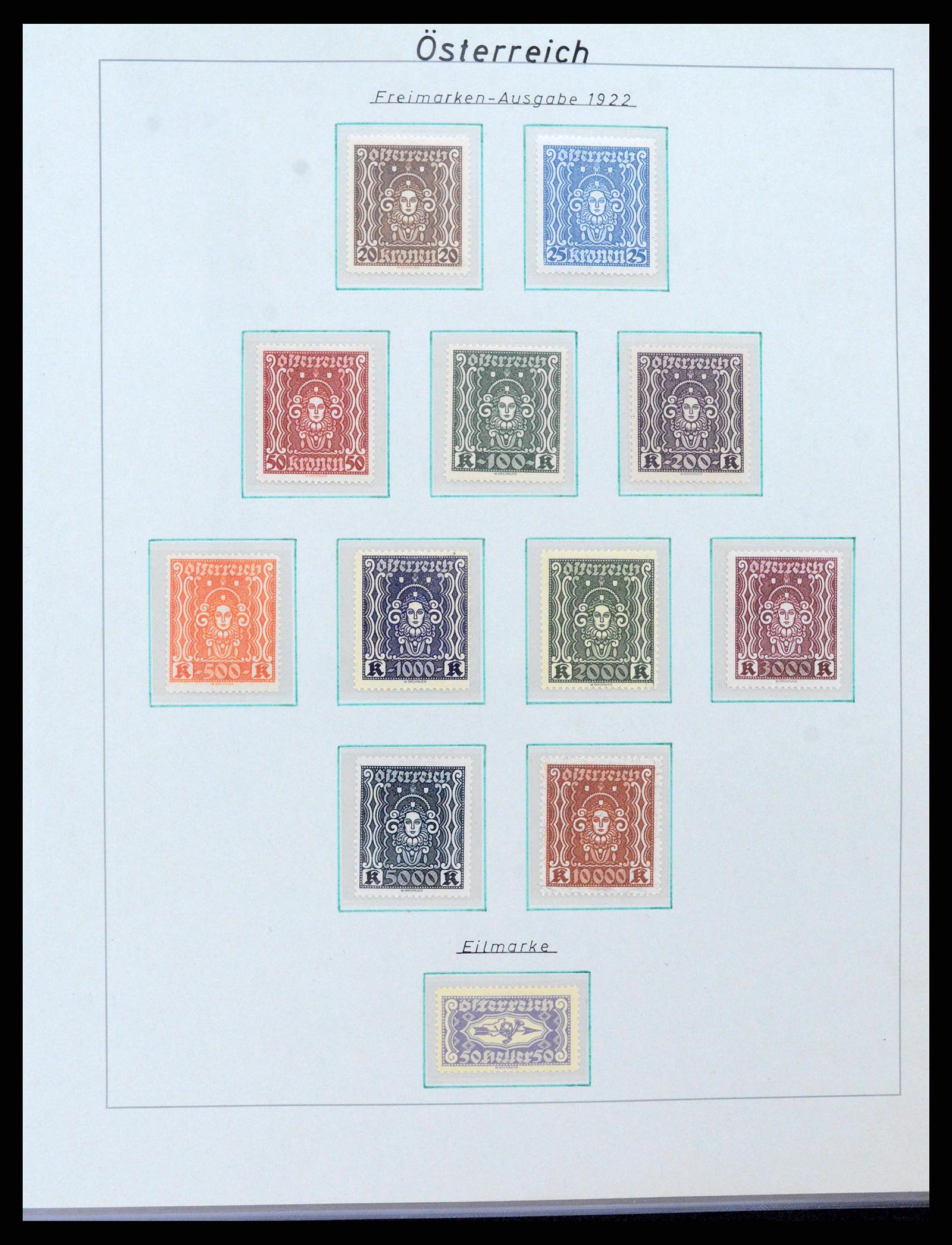 38224 0003 - Postzegelverzameling 38224 Oostenrijk 1922-2006.