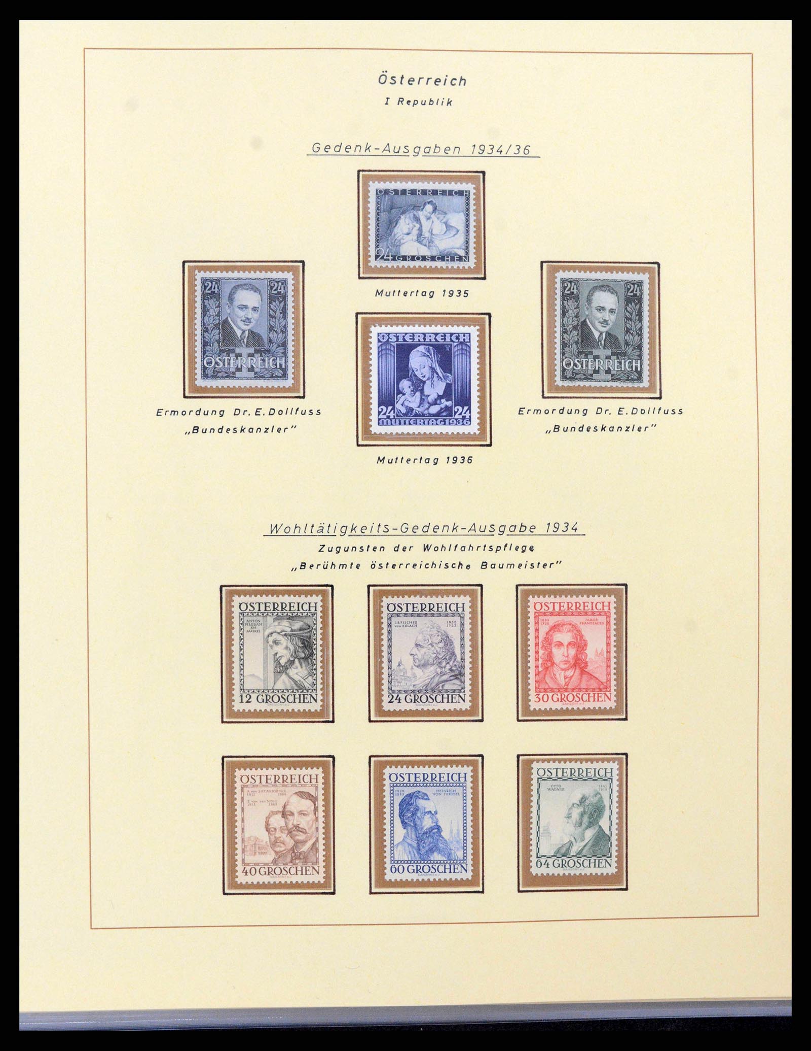 38224 0014 - Postzegelverzameling 38224 Oostenrijk 1922-2006.