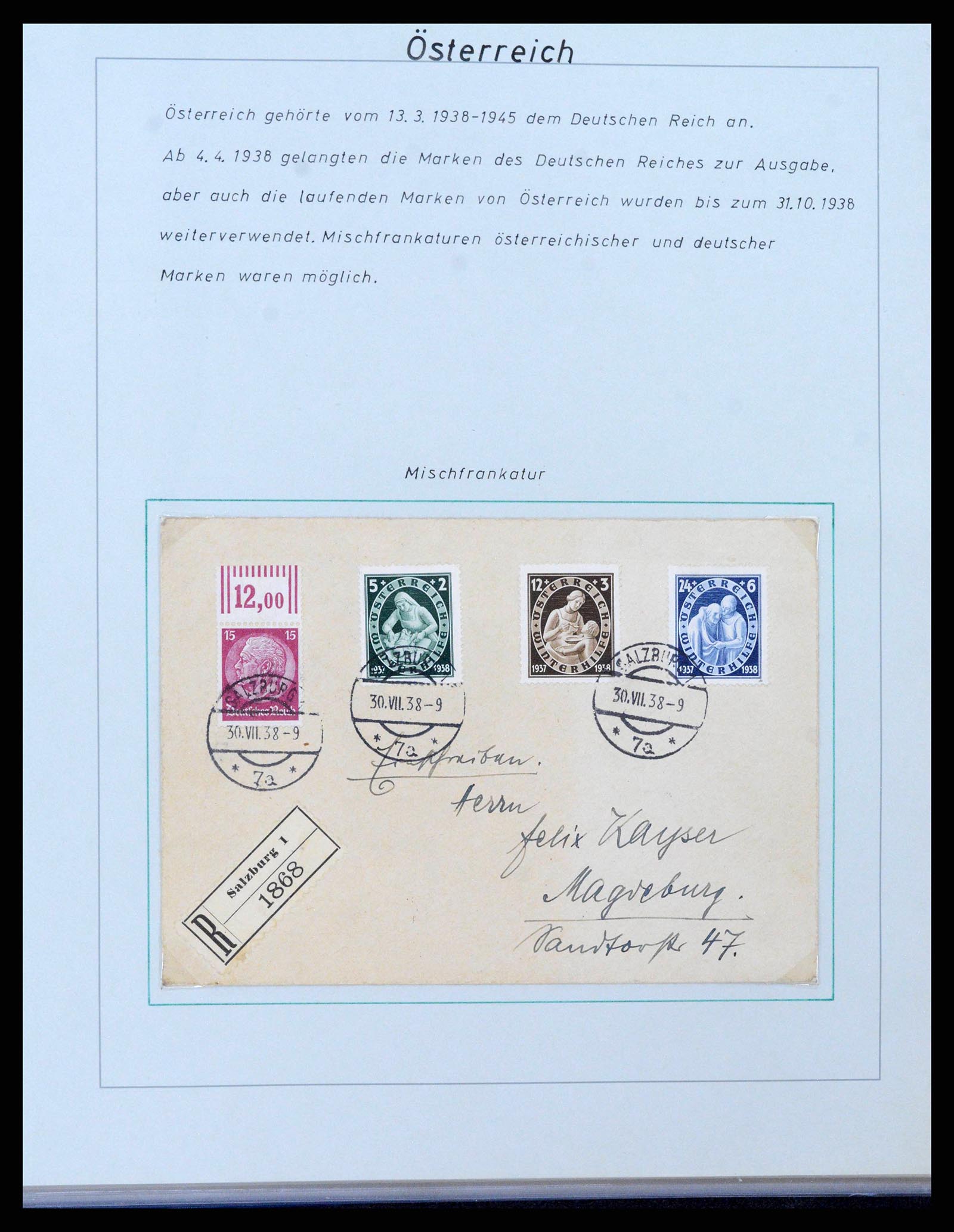 38224 0019 - Postzegelverzameling 38224 Oostenrijk 1922-2006.