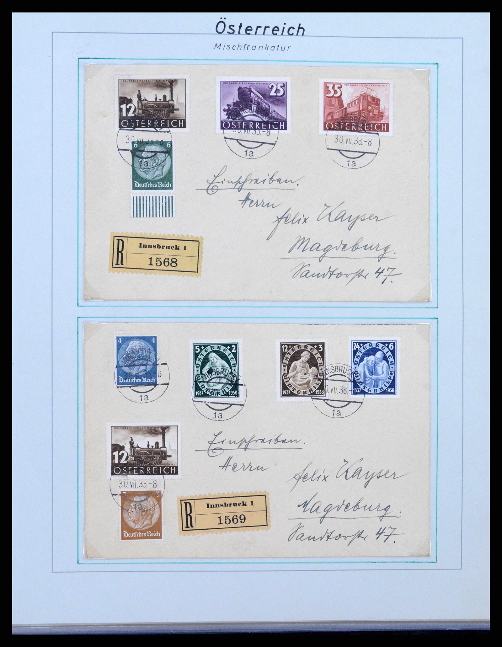 38224 0020 - Stamp collection 38224 Austria 1922-2006.