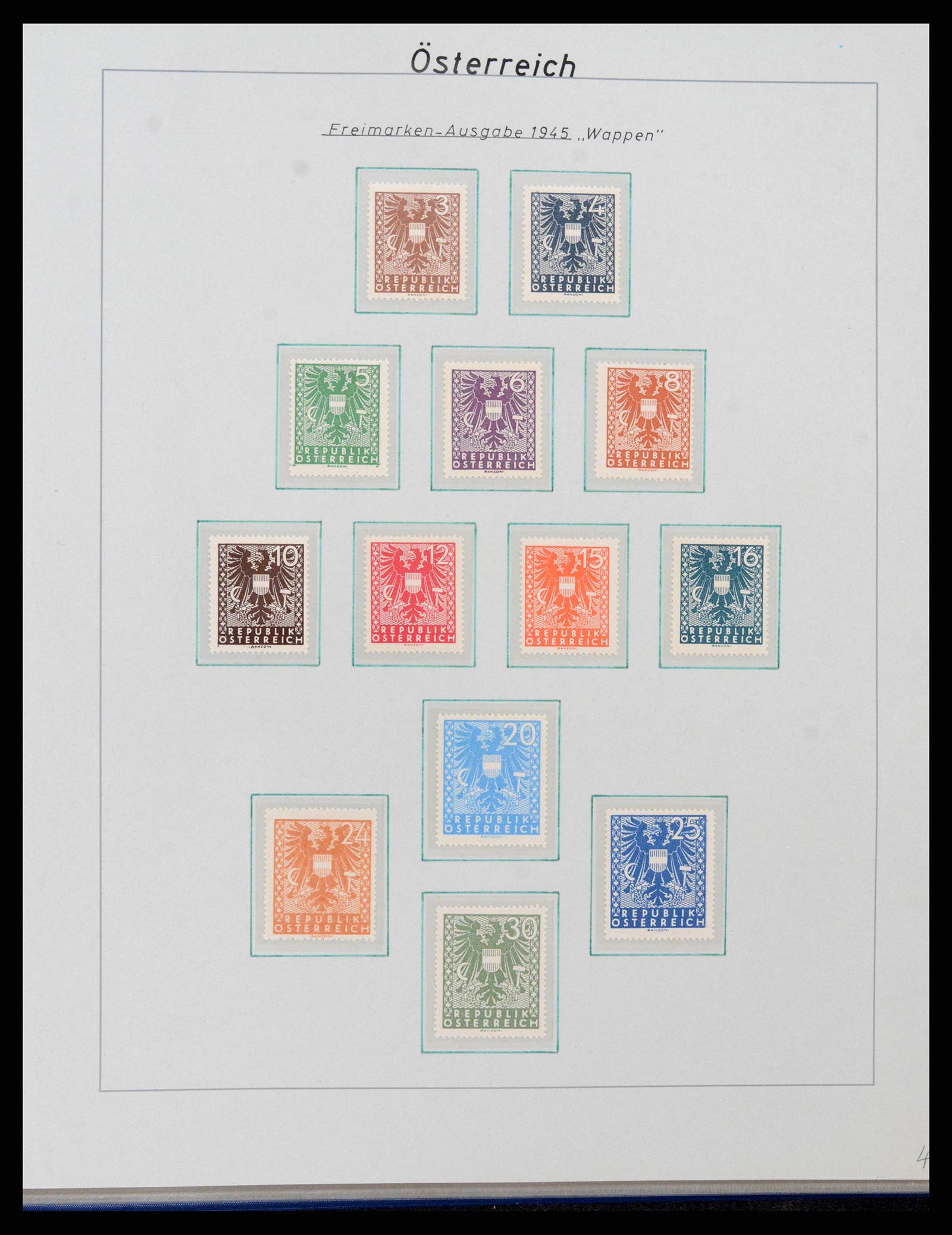 38224 0025 - Stamp collection 38224 Austria 1922-2006.
