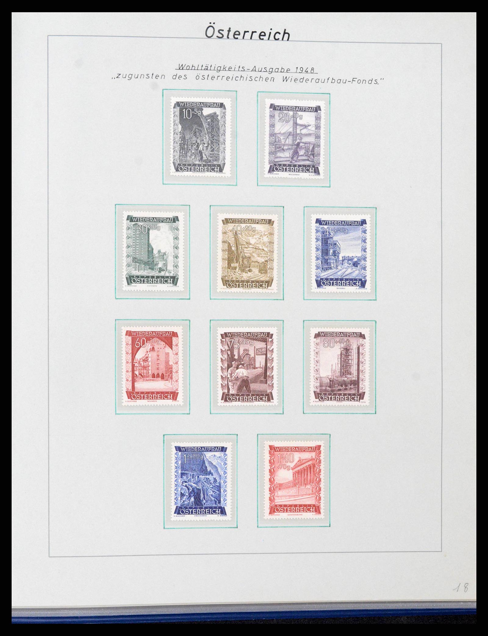 38224 0039 - Stamp collection 38224 Austria 1922-2006.