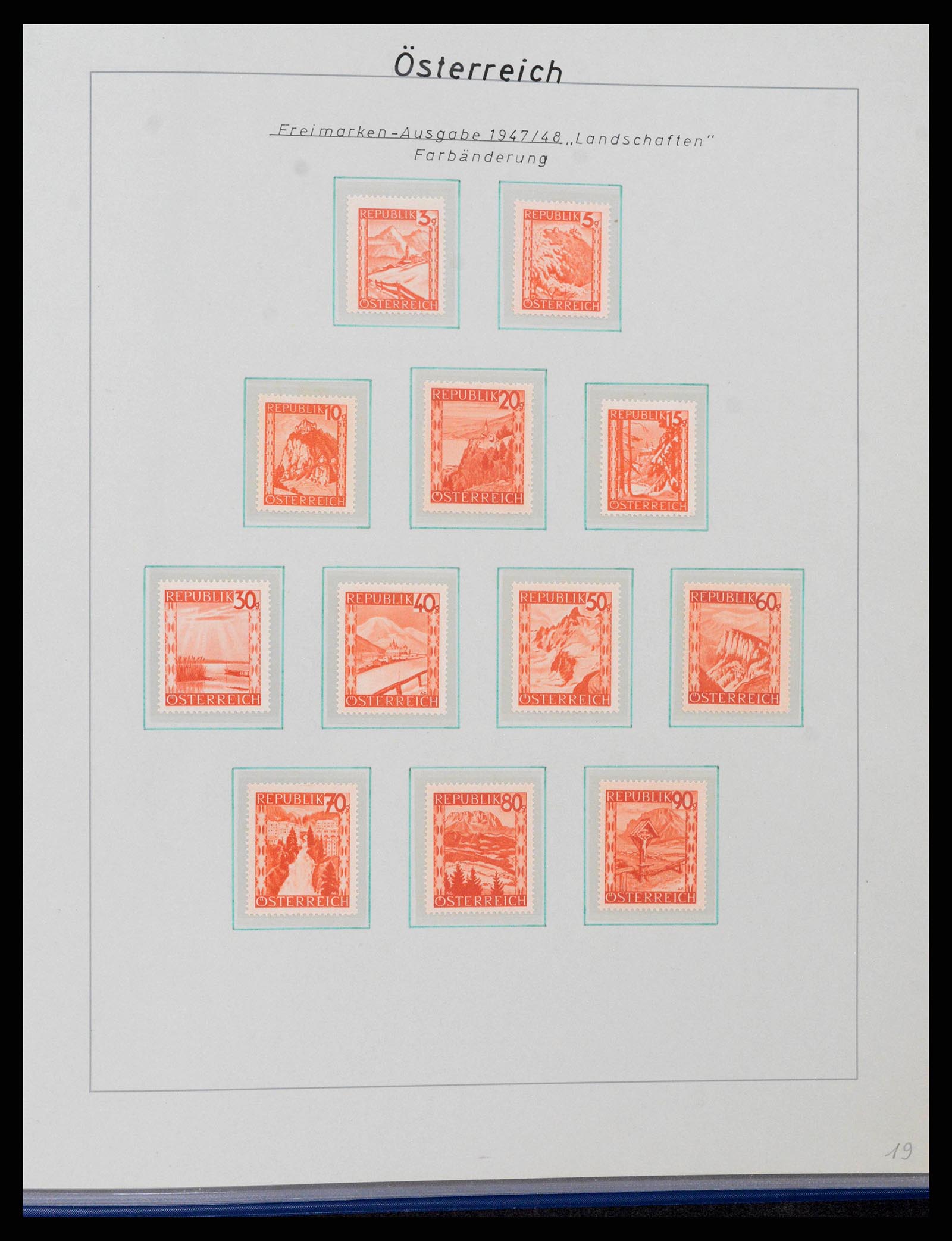 38224 0040 - Stamp collection 38224 Austria 1922-2006.