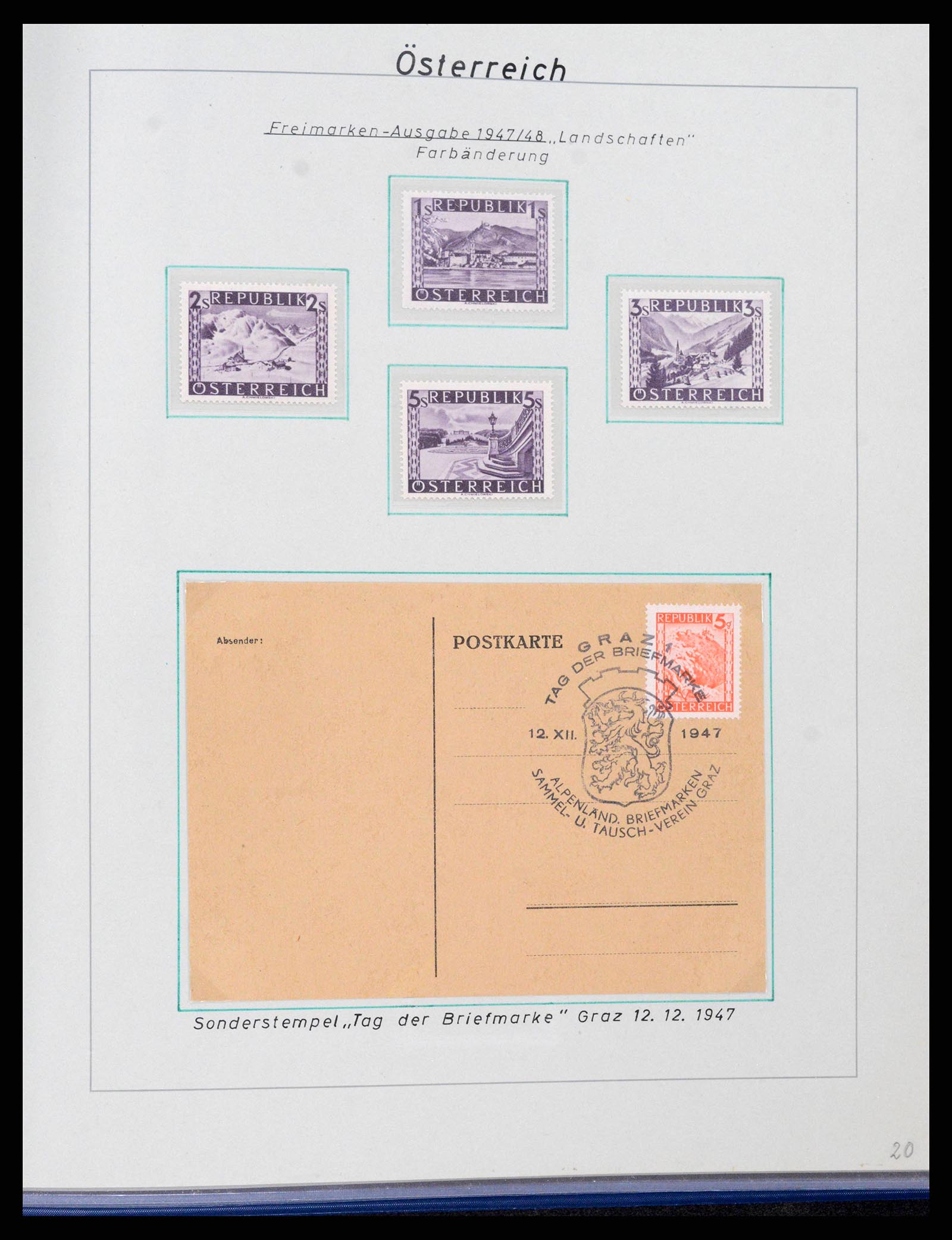 38224 0041 - Stamp collection 38224 Austria 1922-2006.