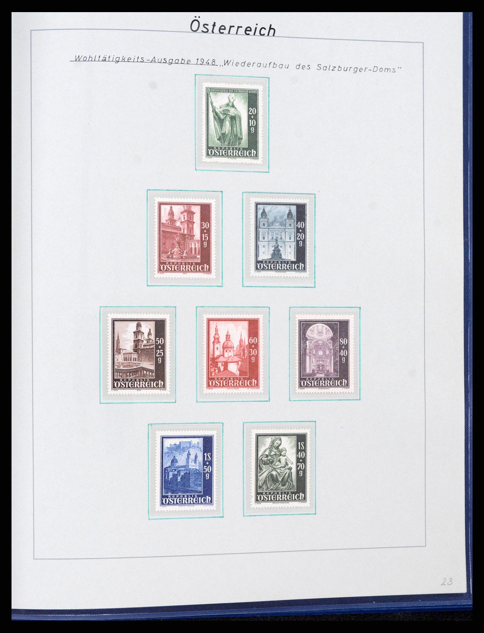 38224 0044 - Postzegelverzameling 38224 Oostenrijk 1922-2006.