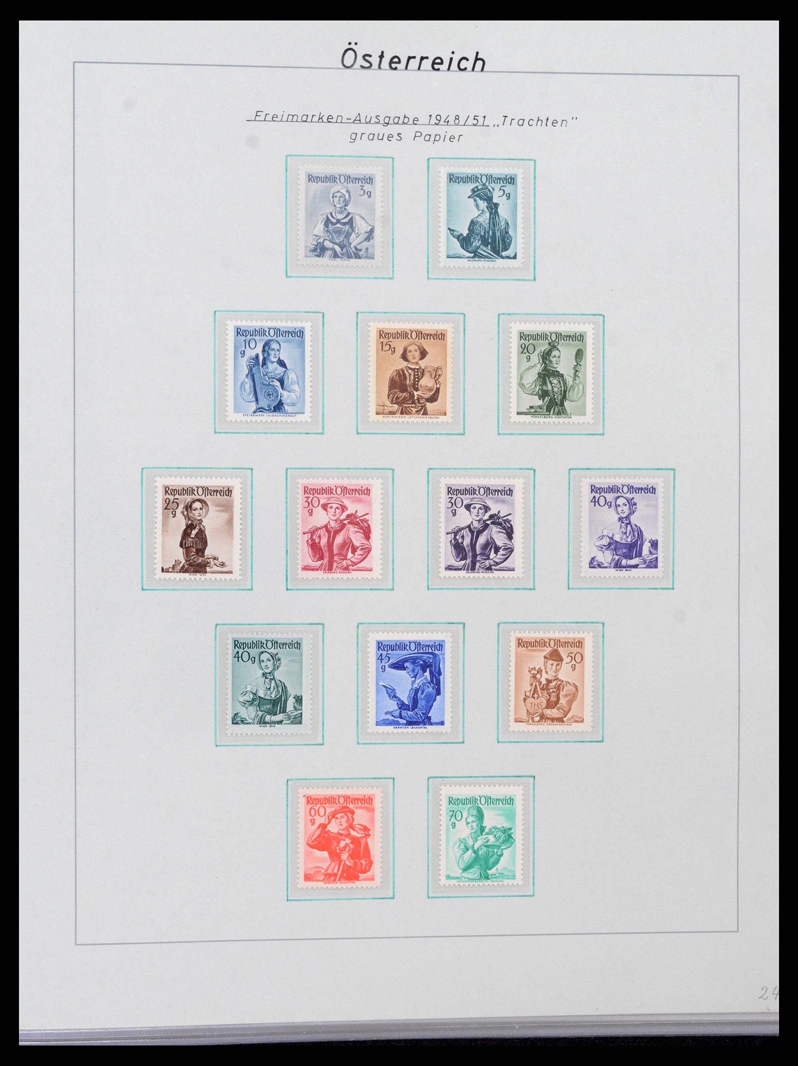 38224 0045 - Postzegelverzameling 38224 Oostenrijk 1922-2006.