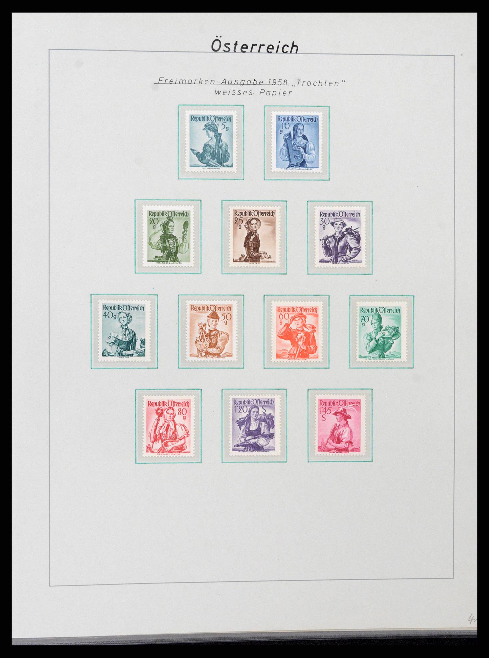 38224 0048 - Postzegelverzameling 38224 Oostenrijk 1922-2006.