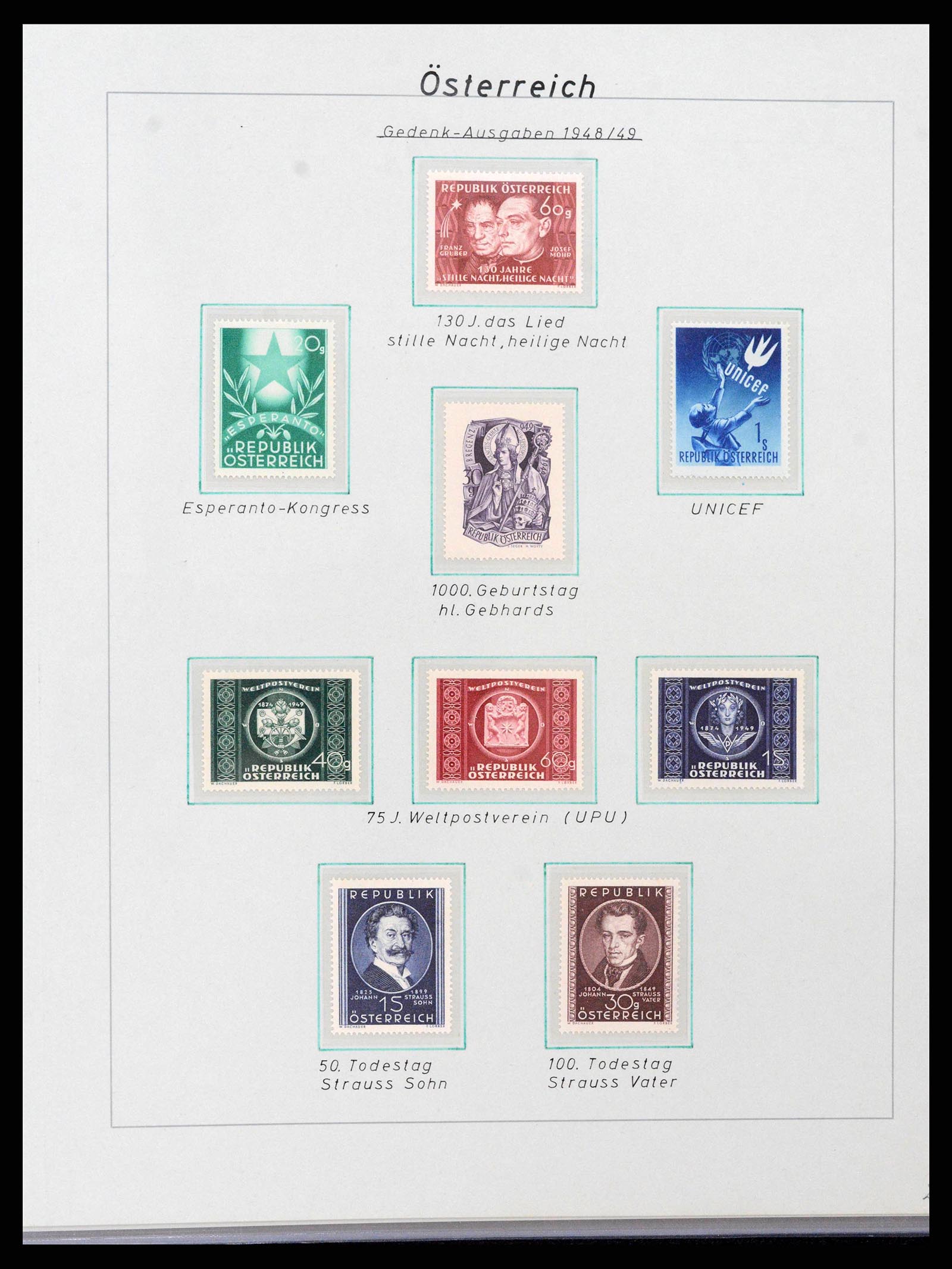 38224 0050 - Stamp collection 38224 Austria 1922-2006.