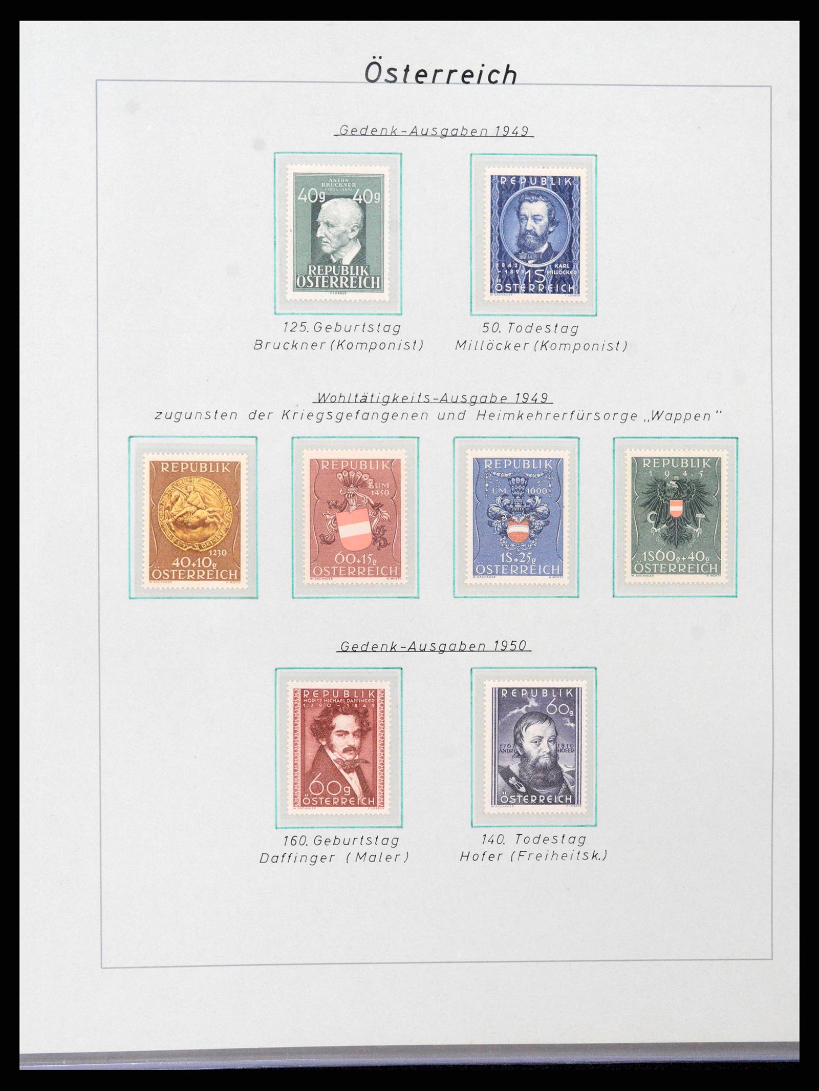 38224 0052 - Postzegelverzameling 38224 Oostenrijk 1922-2006.