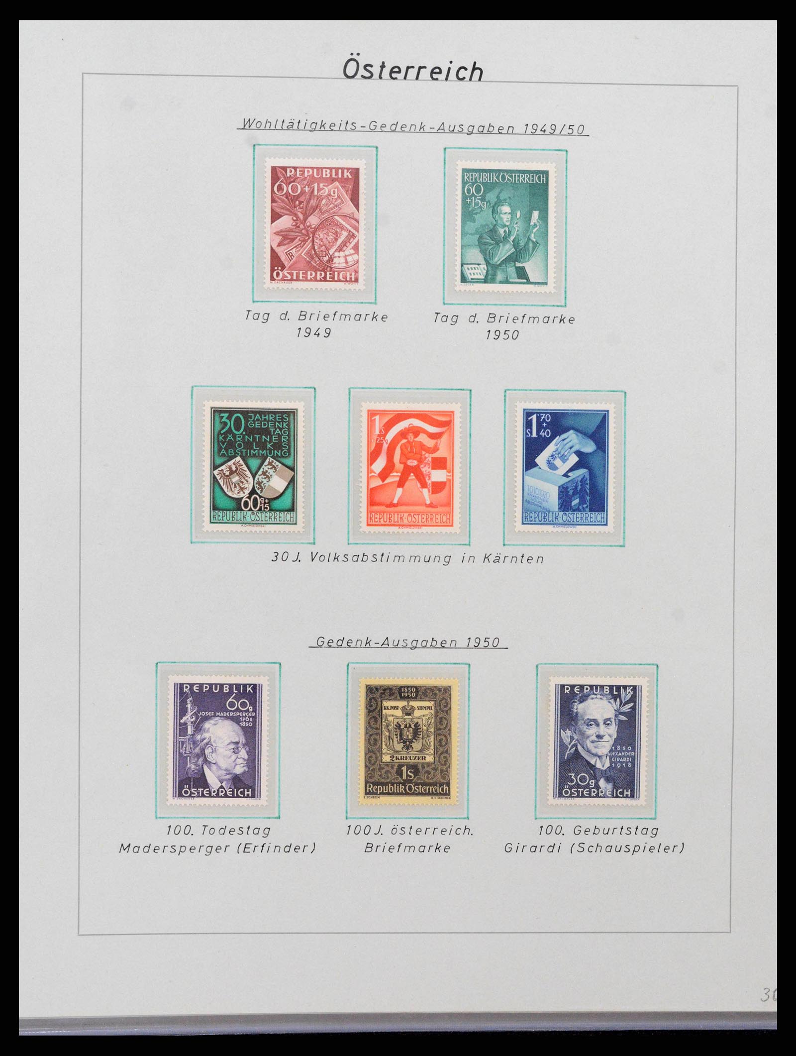 38224 0053 - Stamp collection 38224 Austria 1922-2006.