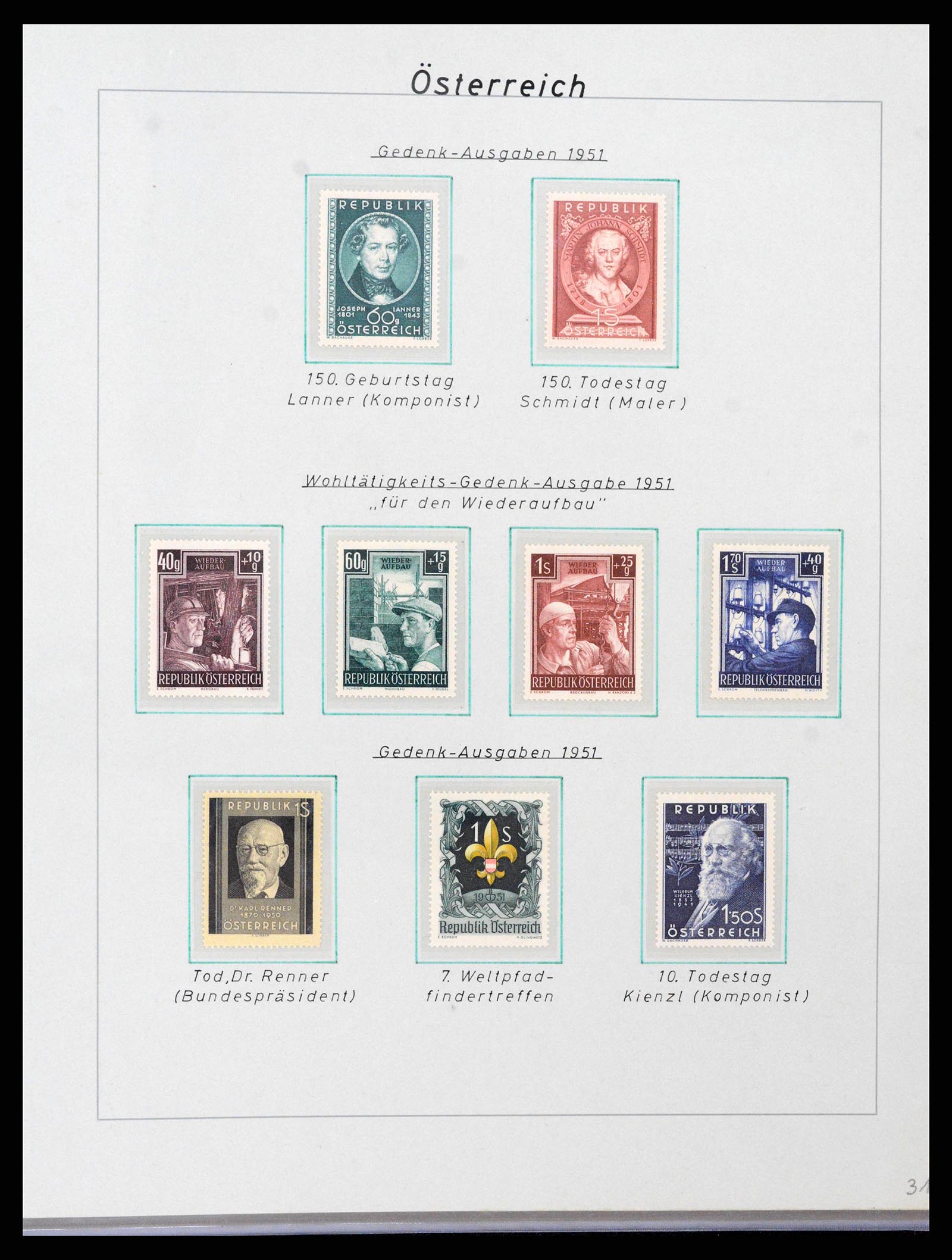 38224 0054 - Stamp collection 38224 Austria 1922-2006.