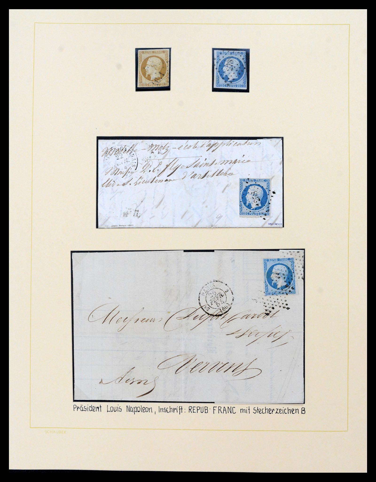 38225 0002 - Stamp collection 38225 France 1849-1902.
