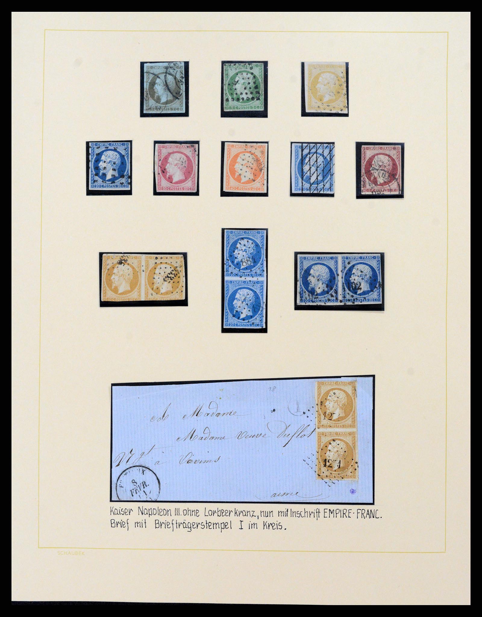 38225 0003 - Stamp collection 38225 France 1849-1902.