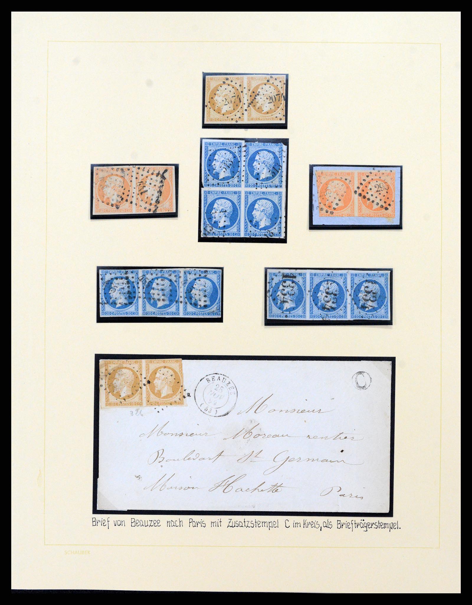 38225 0004 - Stamp collection 38225 France 1849-1902.
