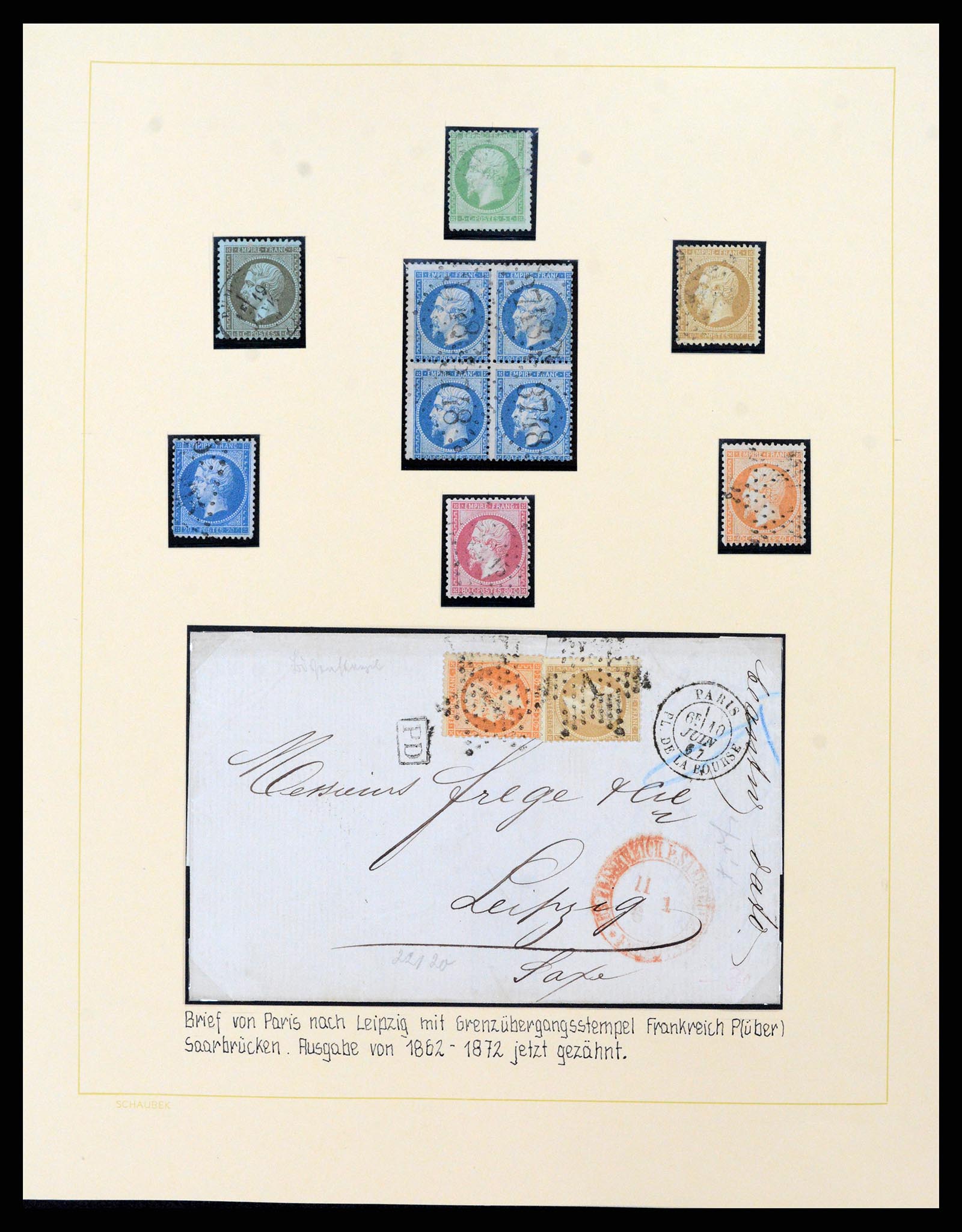38225 0005 - Stamp collection 38225 France 1849-1902.