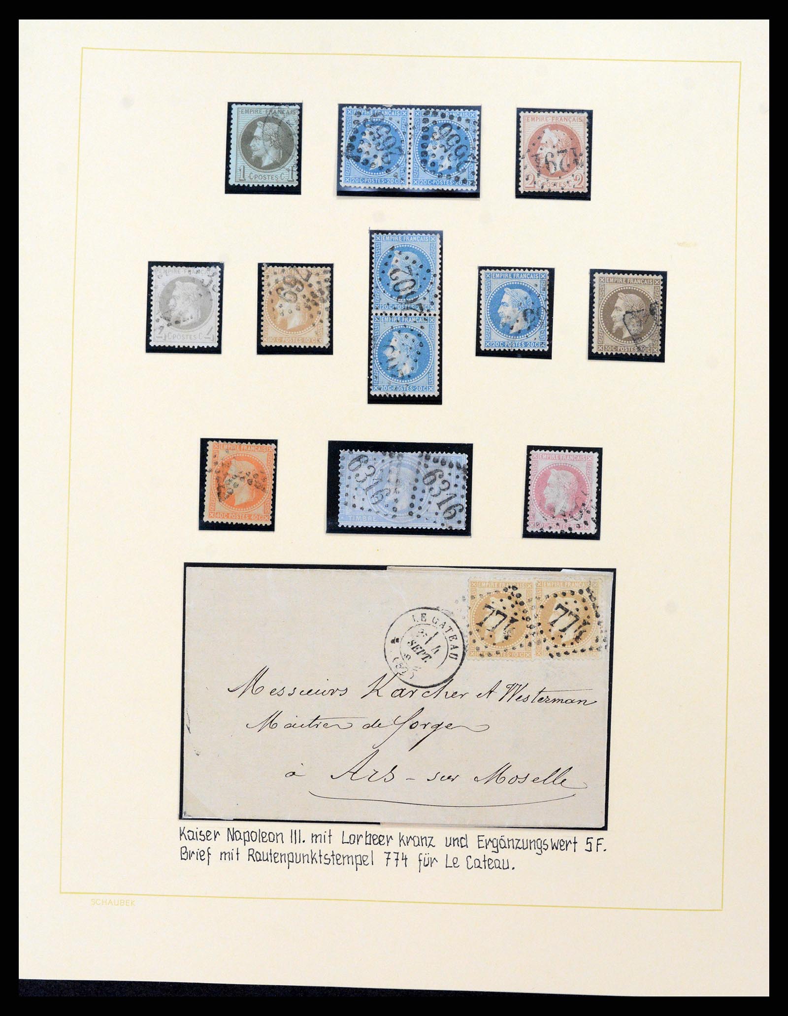 38225 0006 - Stamp collection 38225 France 1849-1902.