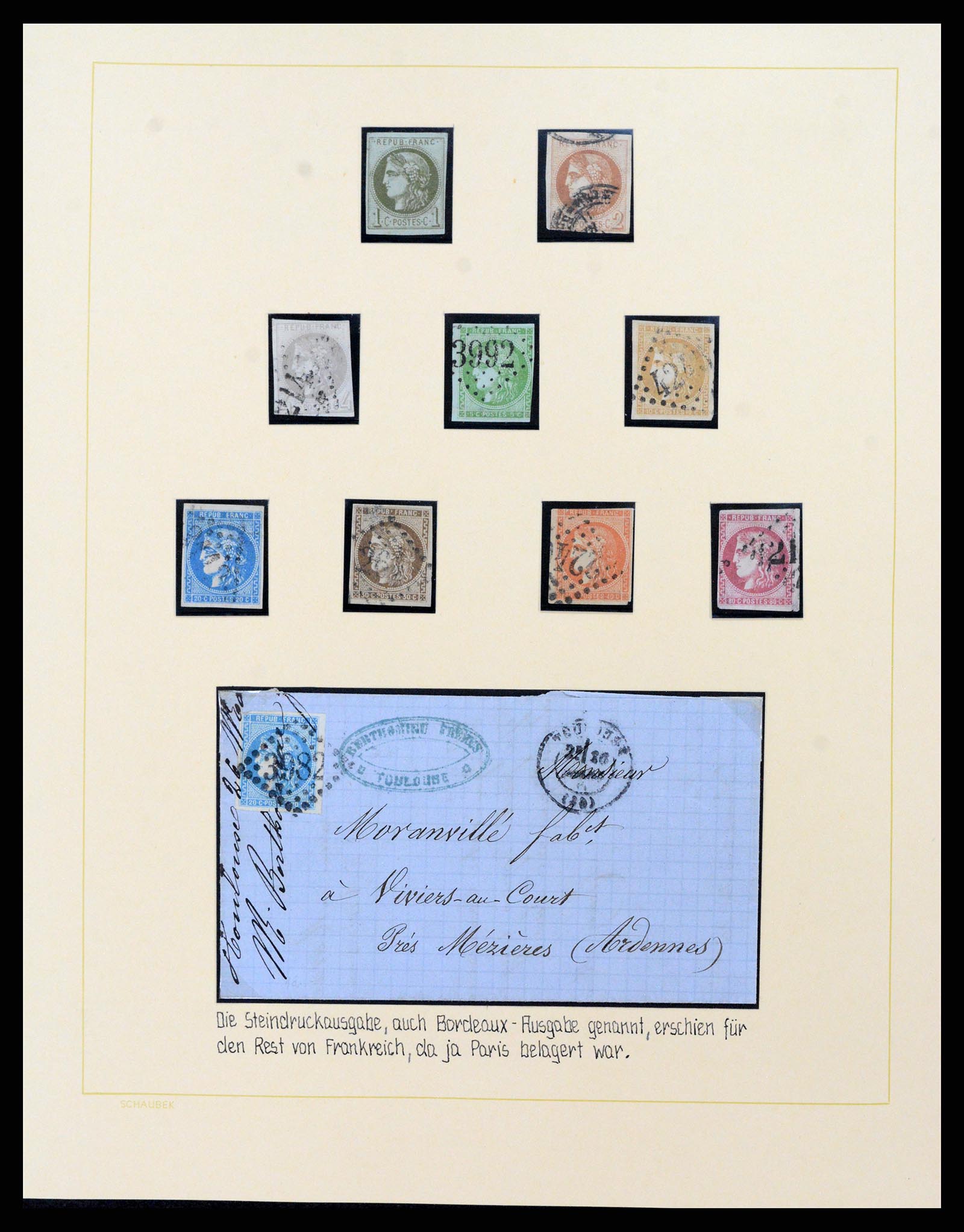 38225 0008 - Stamp collection 38225 France 1849-1902.