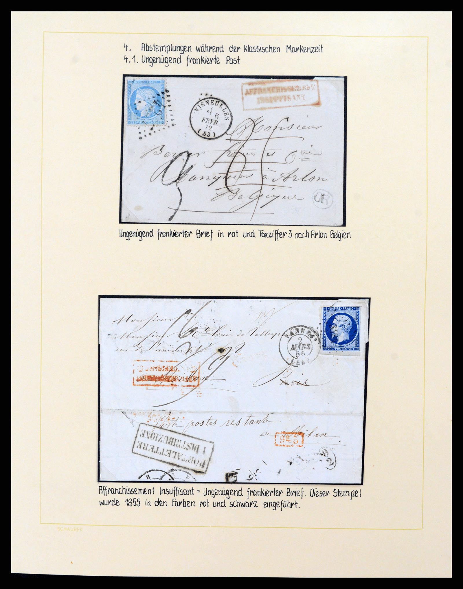 38225 0011 - Stamp collection 38225 France 1849-1902.