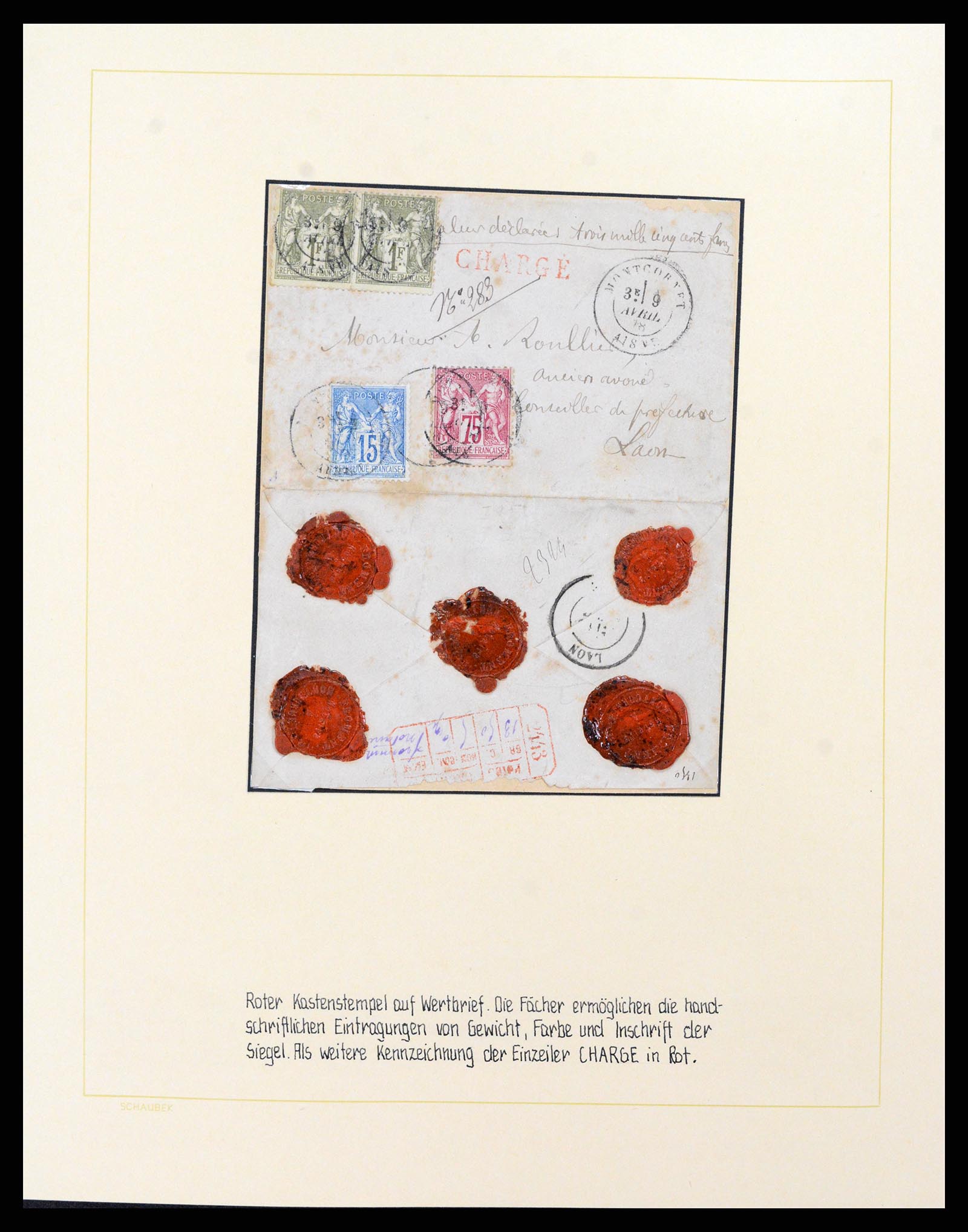 38225 0014 - Stamp collection 38225 France 1849-1902.