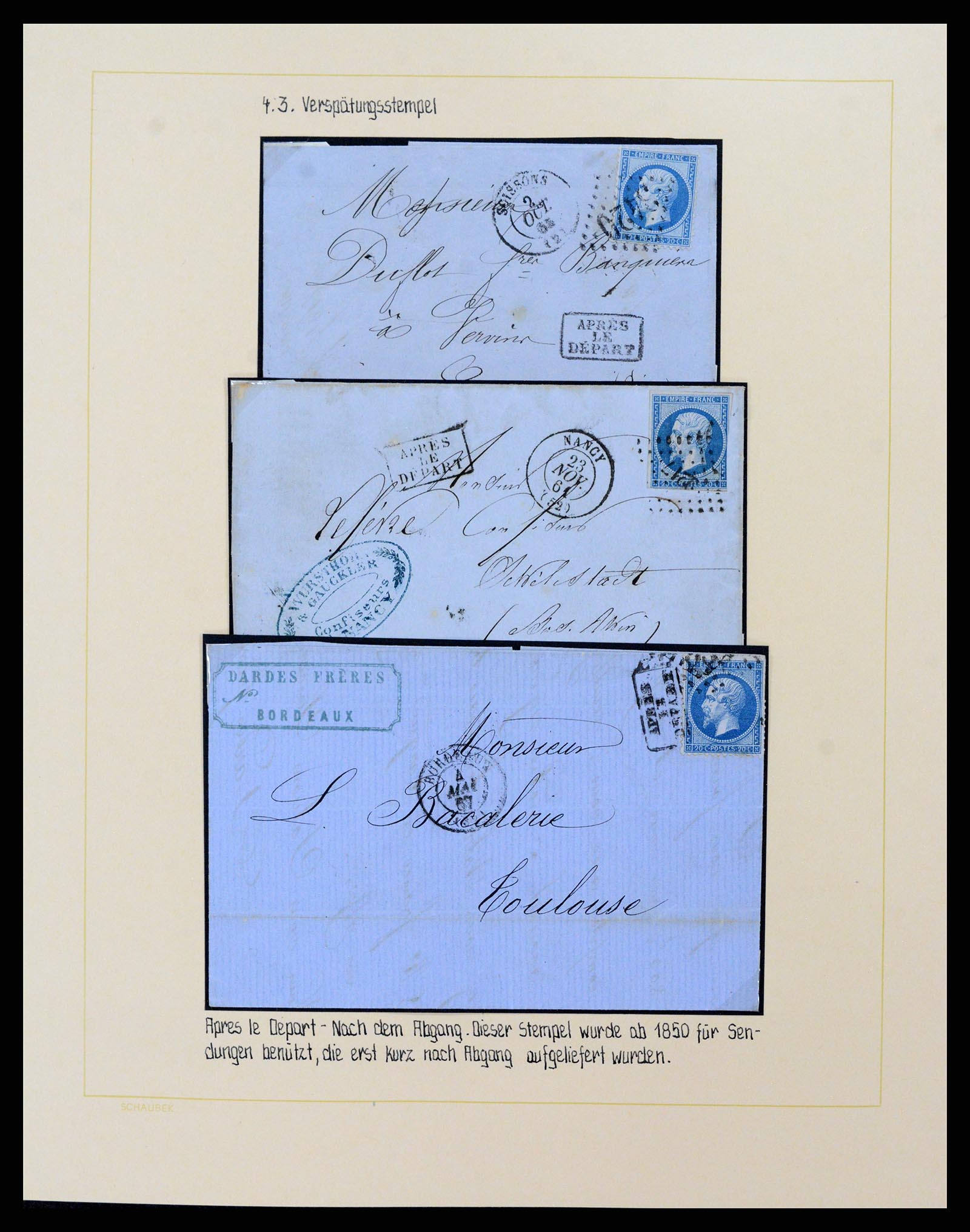 38225 0015 - Stamp collection 38225 France 1849-1902.