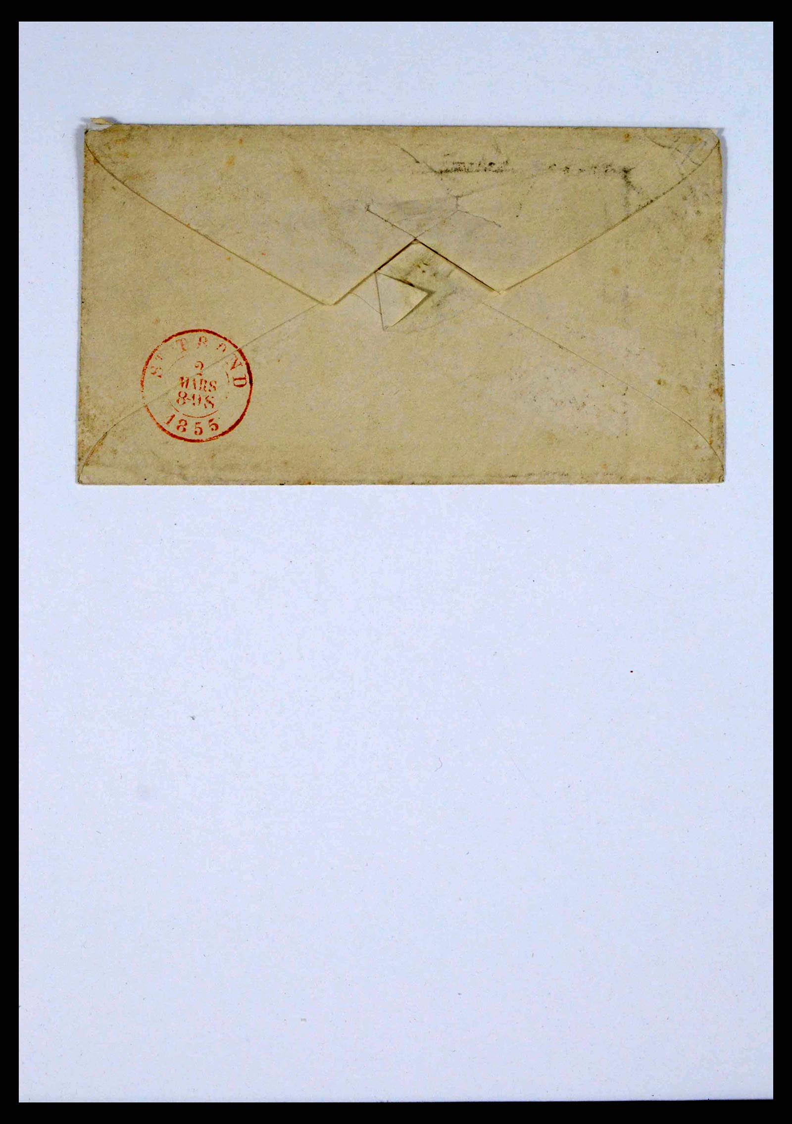 38228 0014 - Postzegelverzameling 38228 België brieven 1855-1864.