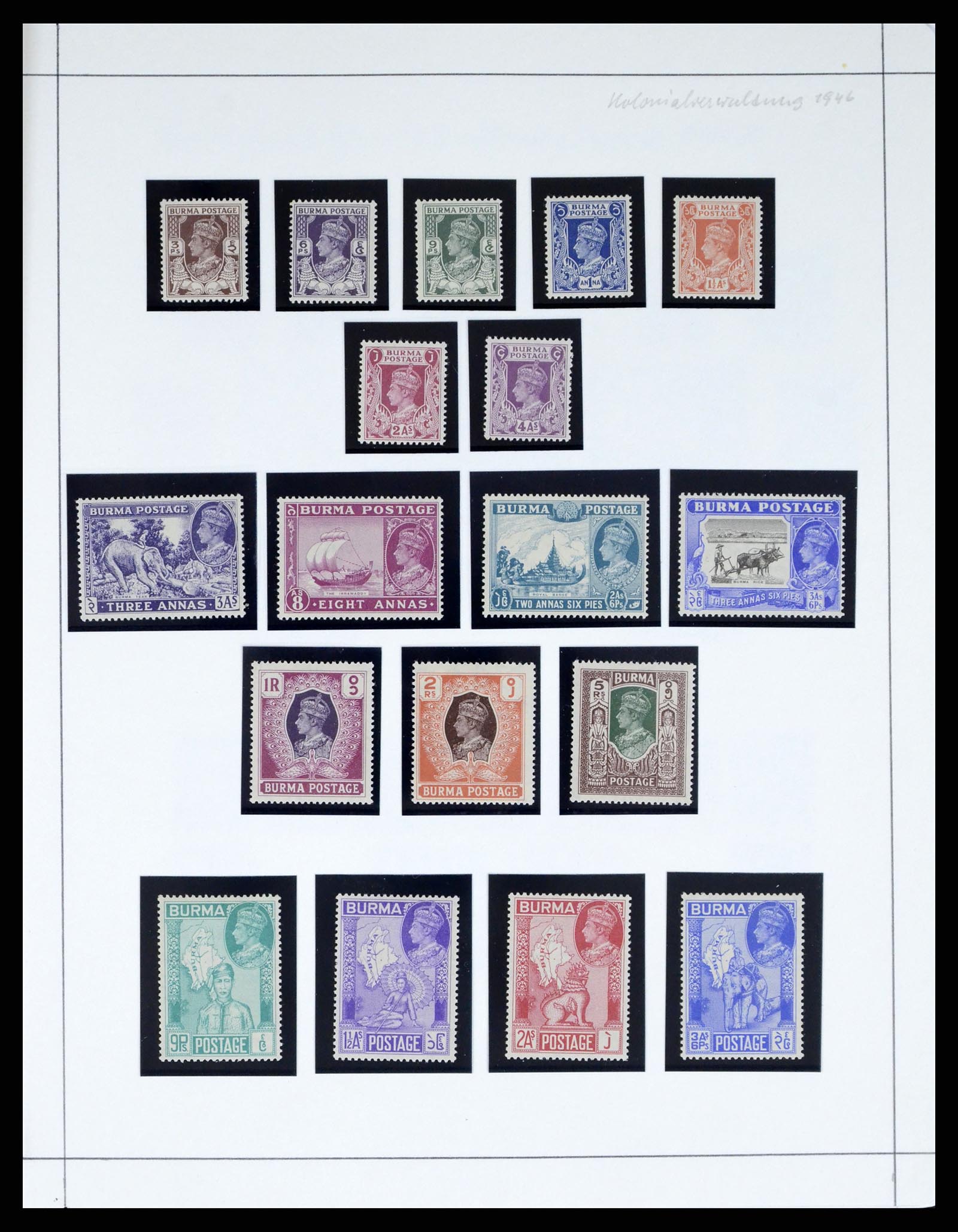38229 0018 - Stamp collection 38229 India 1854-1947.