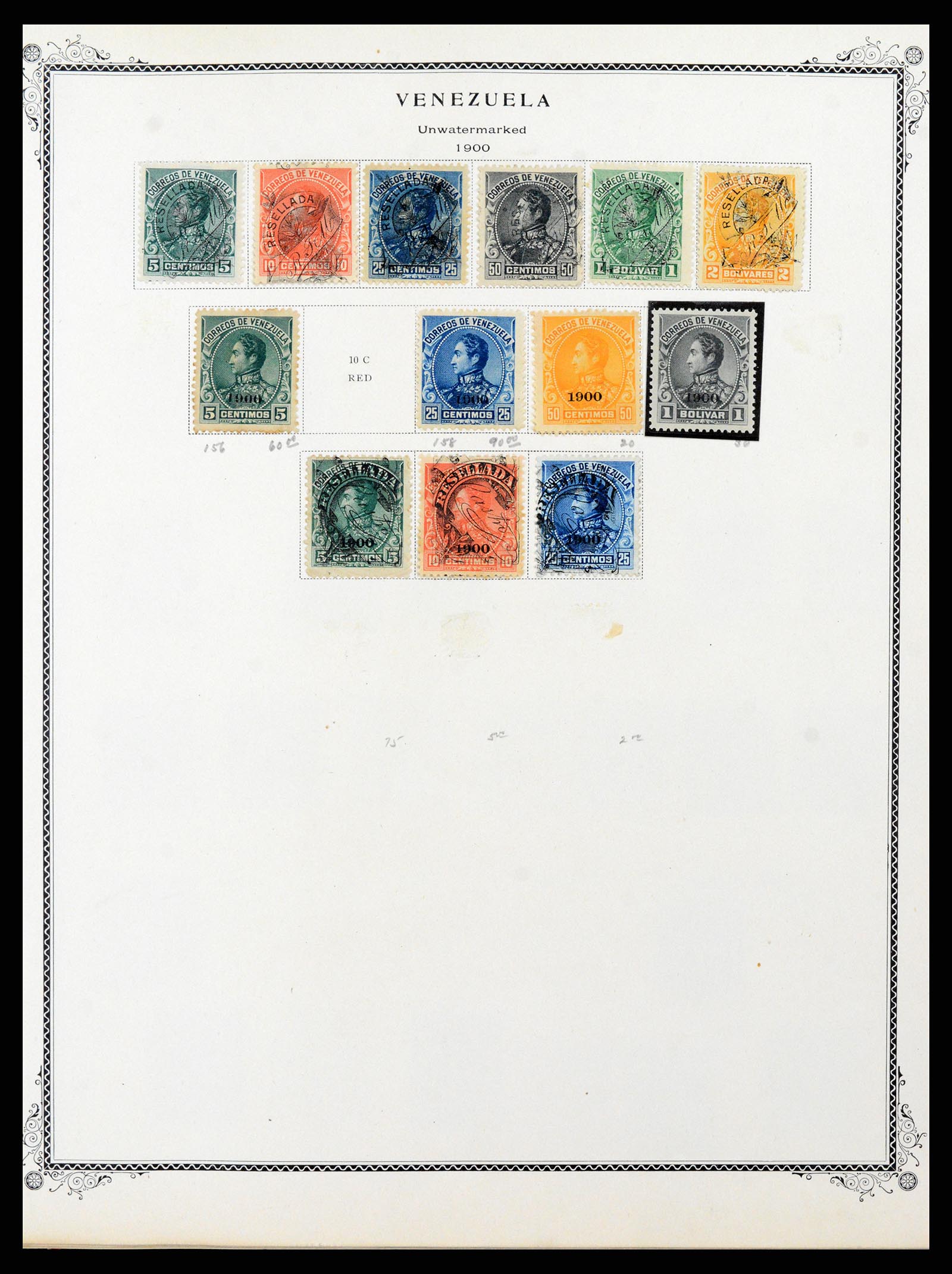 38232 0003 - Postzegelverzameling 38232 Venezuela 1859-1955.