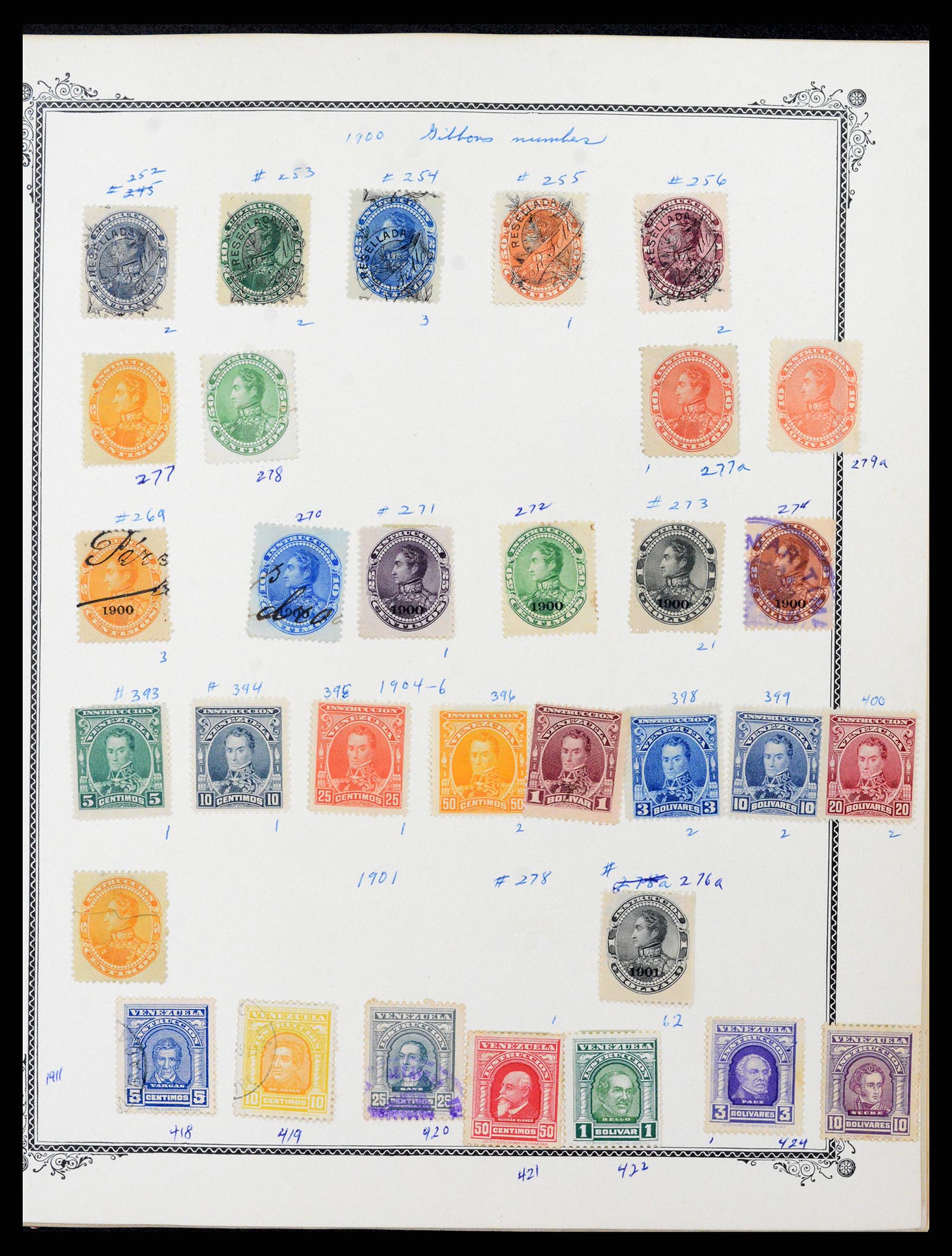 38232 0004 - Postzegelverzameling 38232 Venezuela 1859-1955.