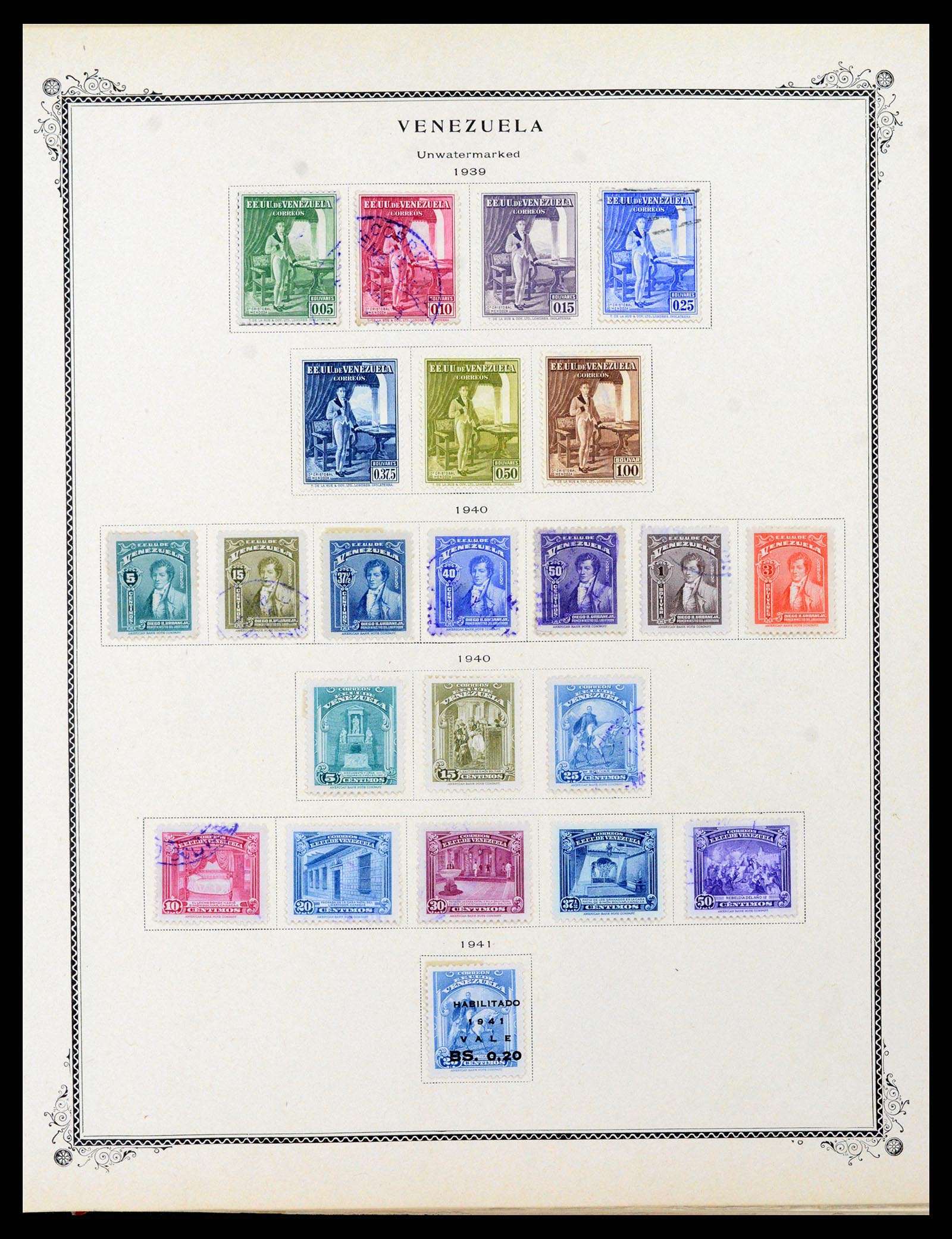 38232 0015 - Postzegelverzameling 38232 Venezuela 1859-1955.