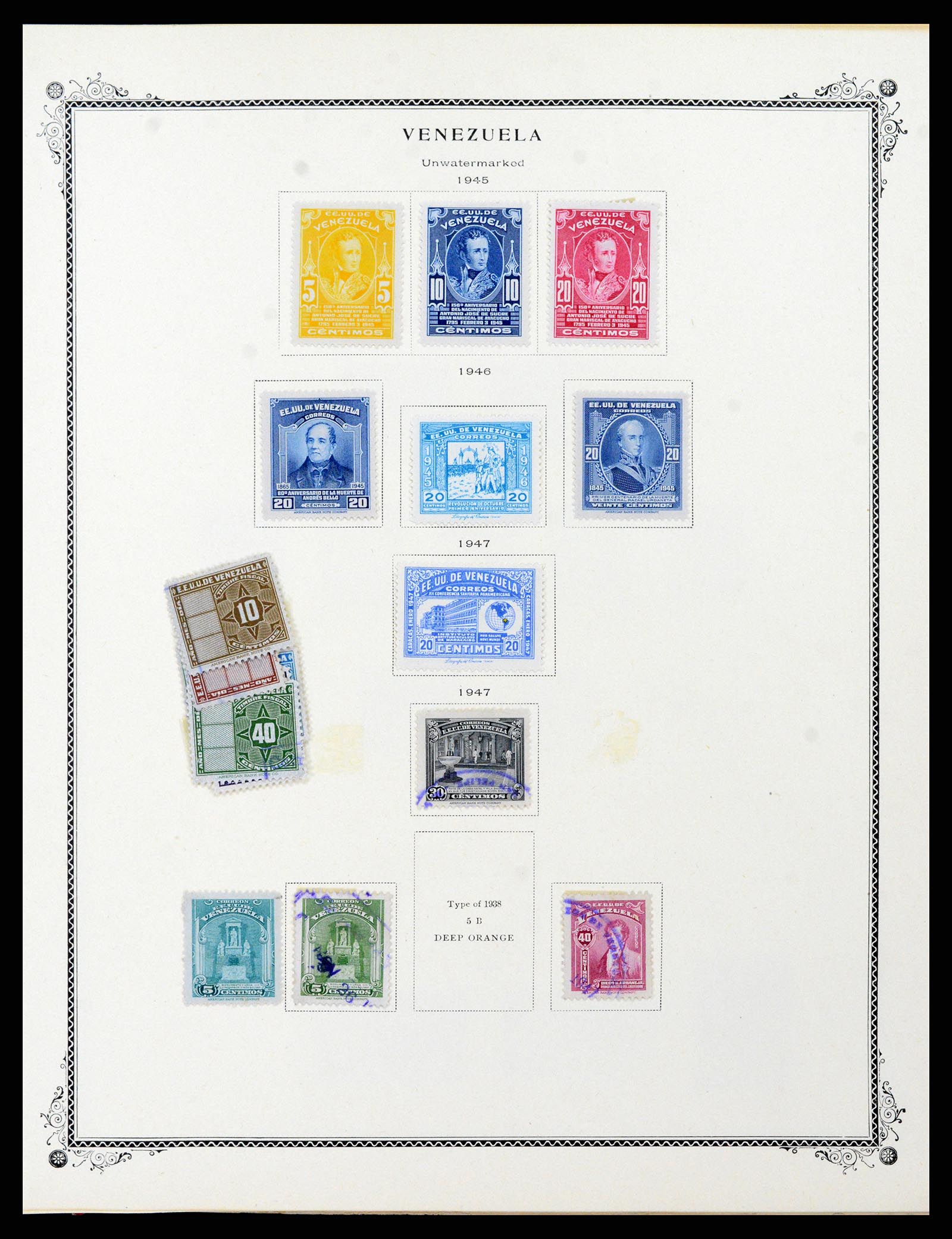 38232 0018 - Postzegelverzameling 38232 Venezuela 1859-1955.