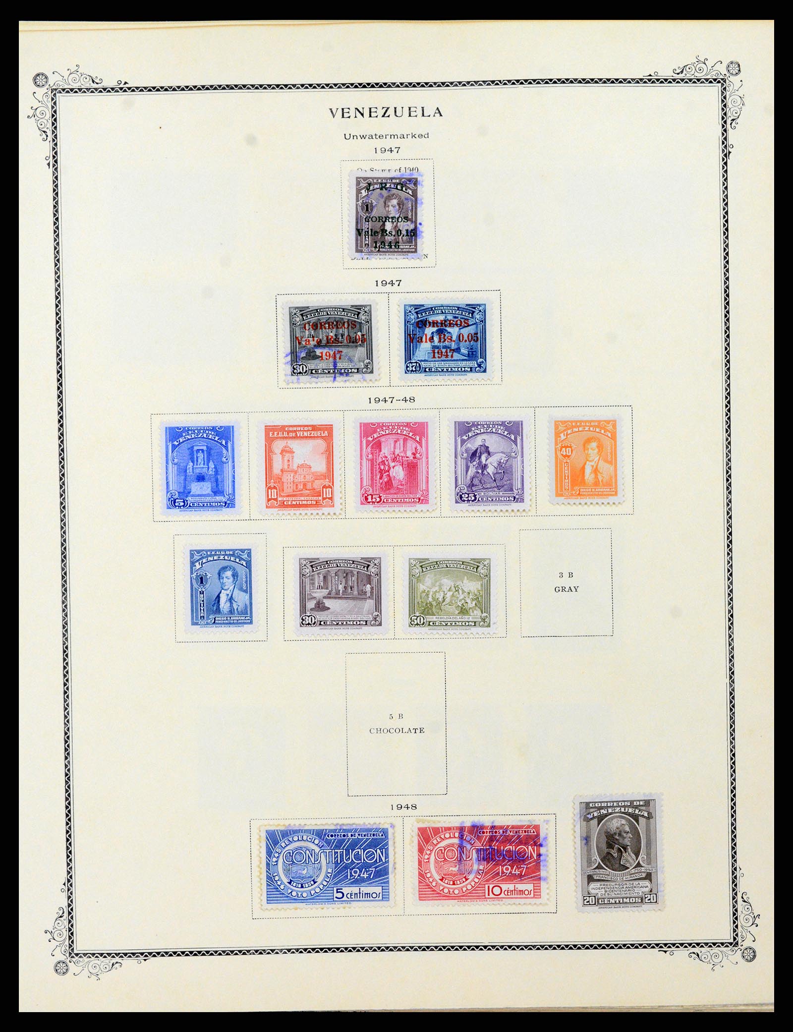 38232 0019 - Postzegelverzameling 38232 Venezuela 1859-1955.