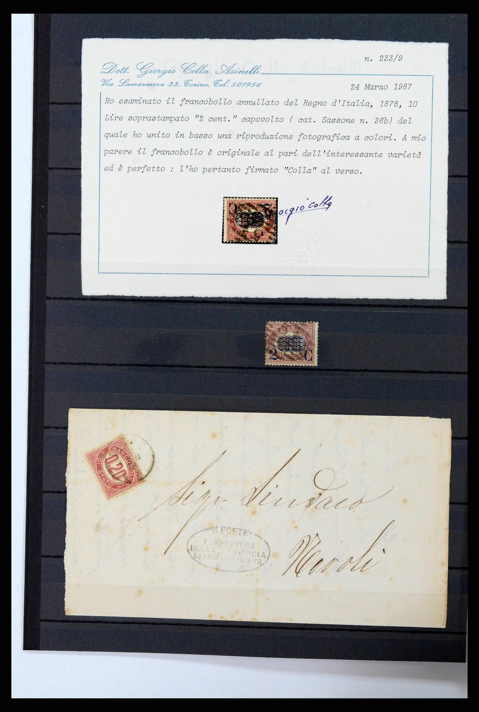 38236 0004 - Postzegelverzameling 38236 Italië en gebieden 1852-1945.