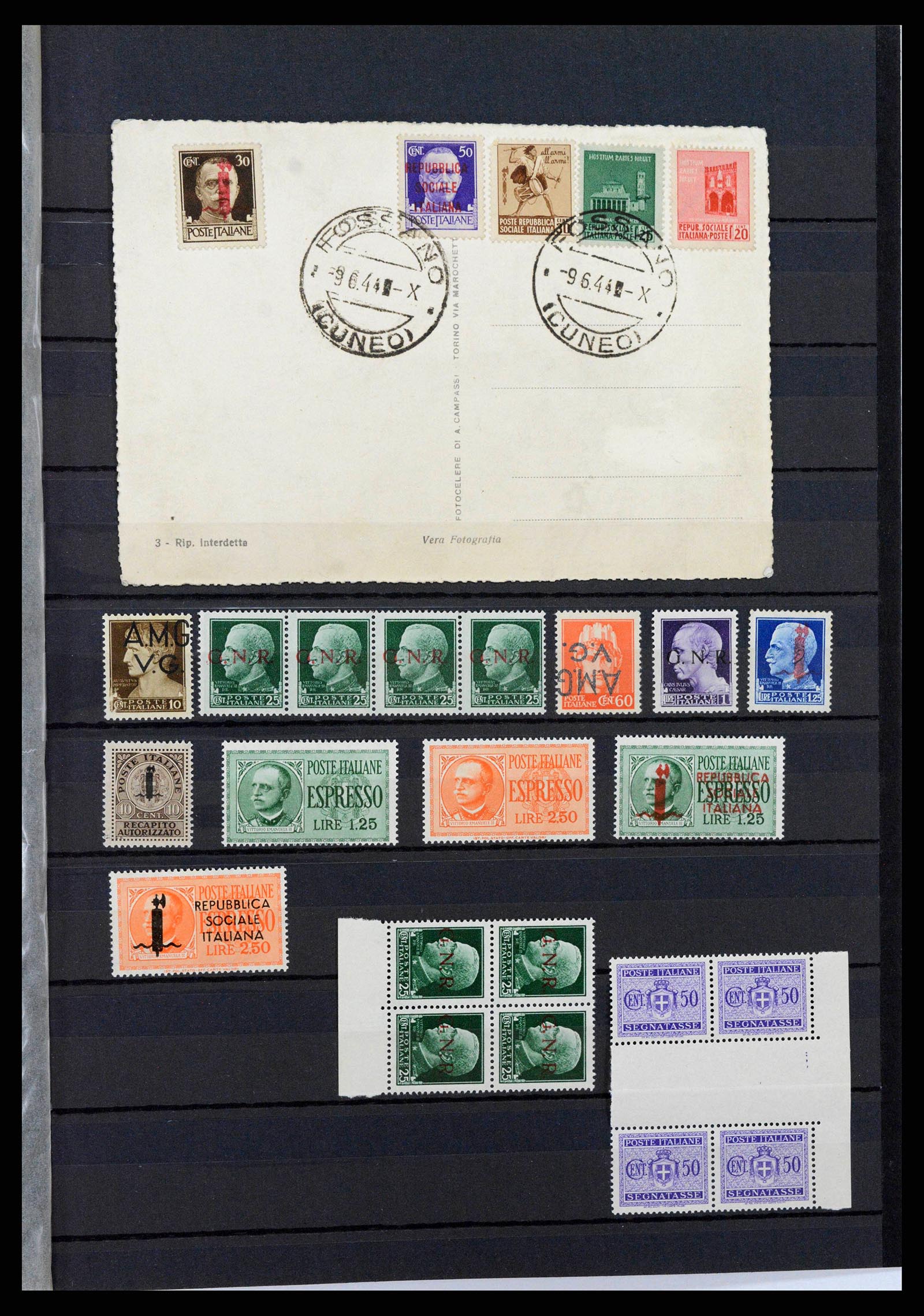 38236 0005 - Postzegelverzameling 38236 Italië en gebieden 1852-1945.