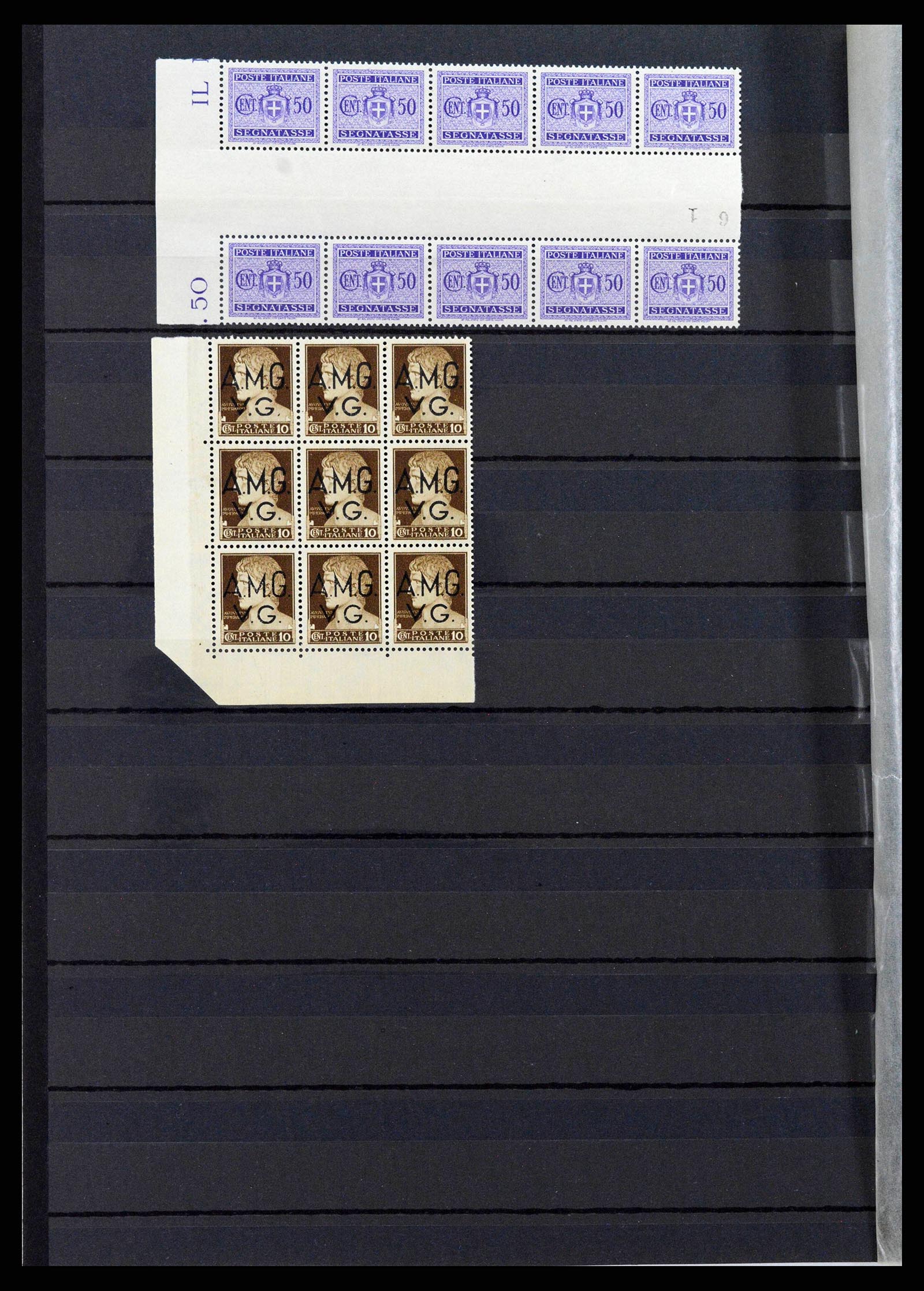38236 0006 - Postzegelverzameling 38236 Italië en gebieden 1852-1945.