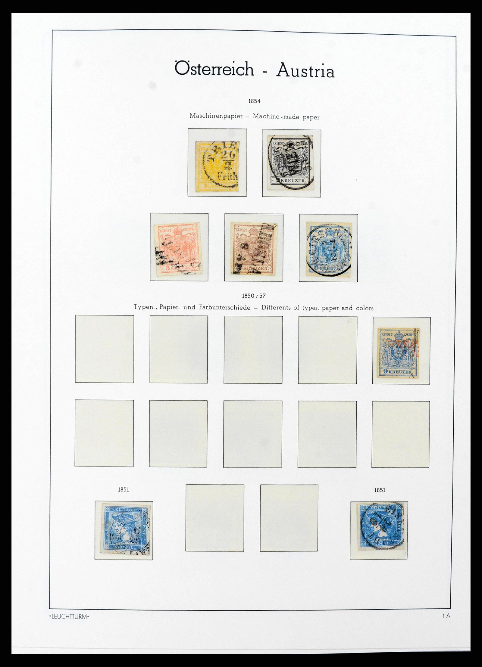 38237 0004 - Postzegelverzameling 38237 Oostenrijk 1850-1918.