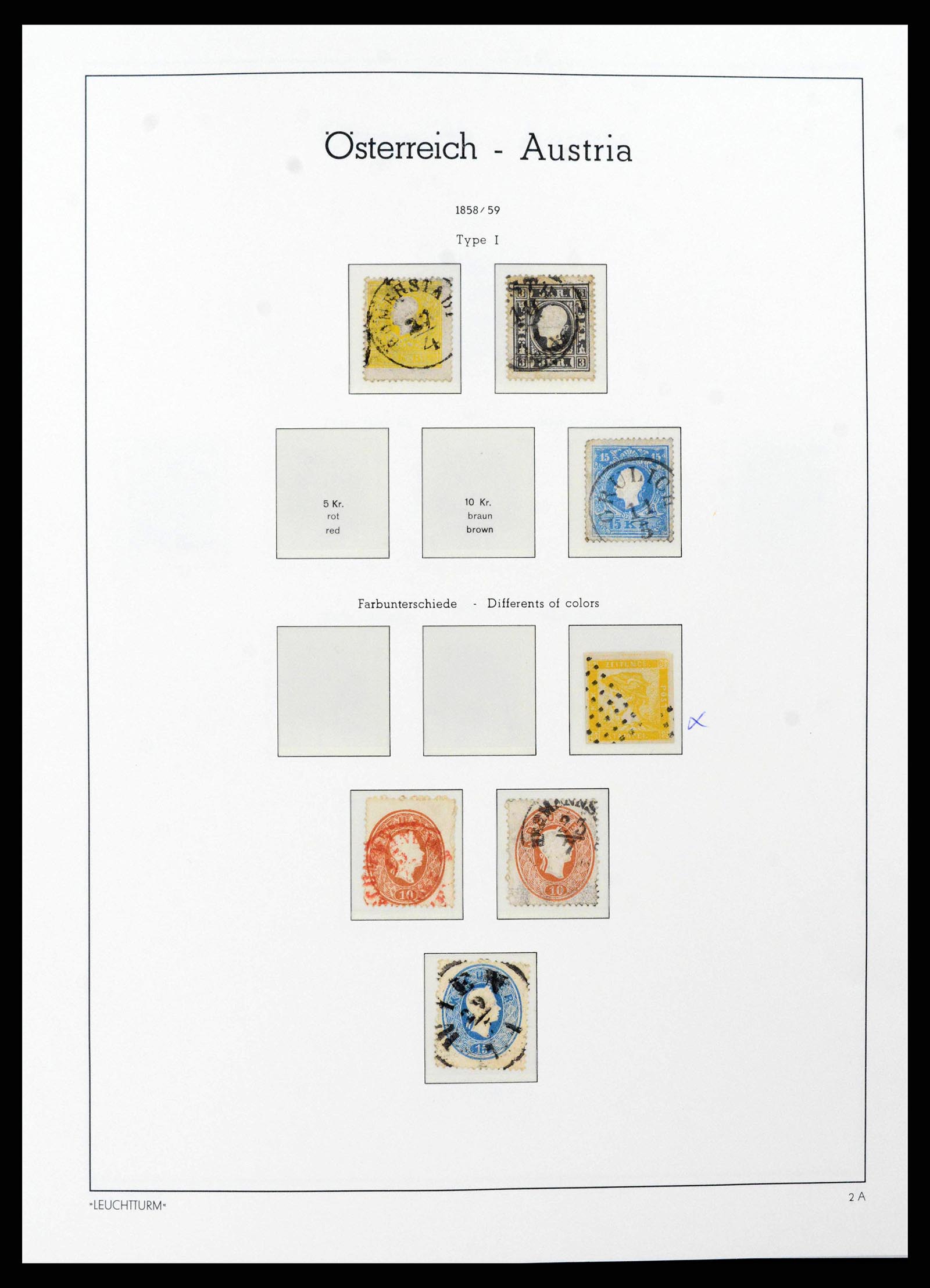 38237 0006 - Postzegelverzameling 38237 Oostenrijk 1850-1918.