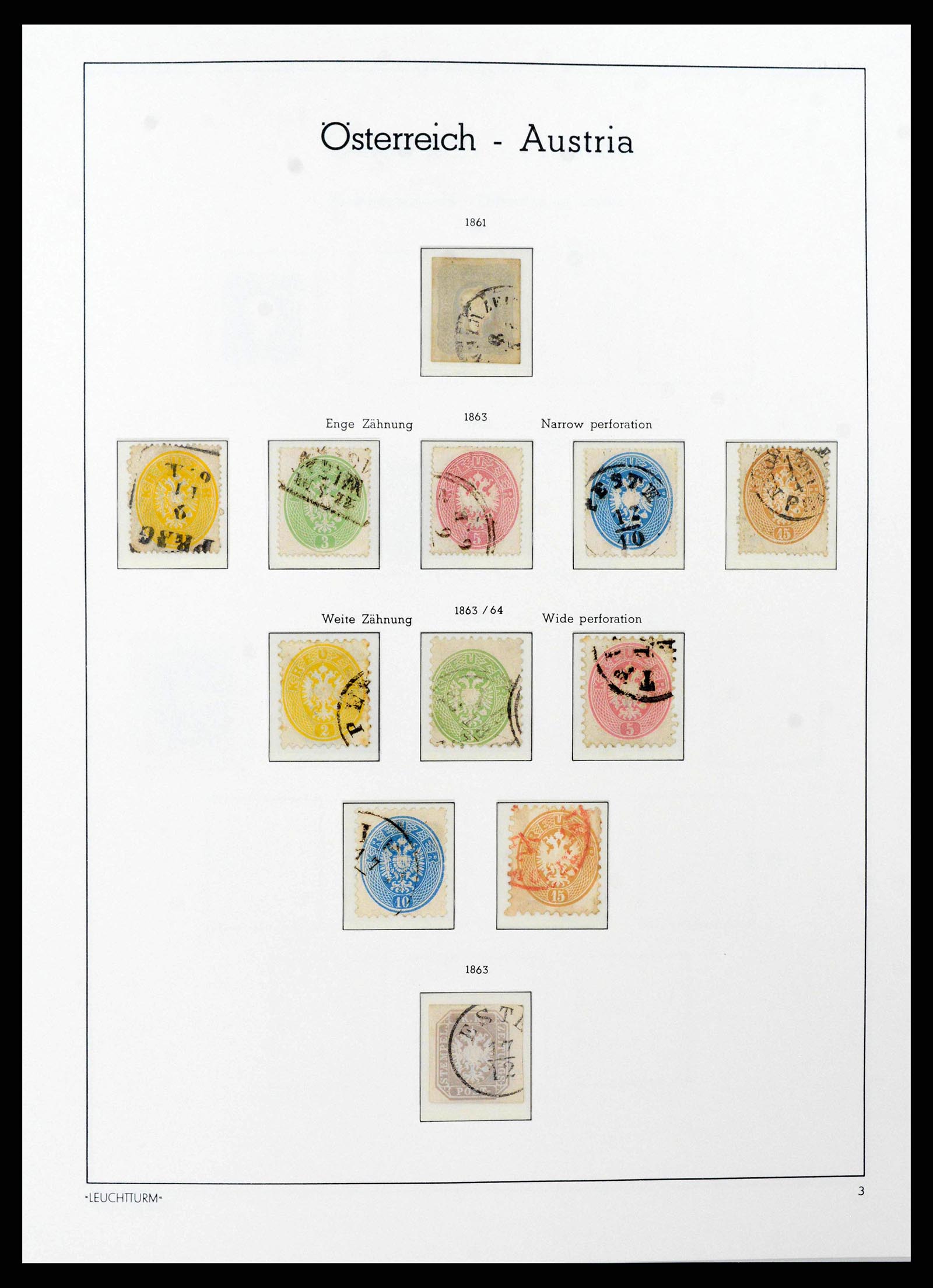 38237 0007 - Postzegelverzameling 38237 Oostenrijk 1850-1918.