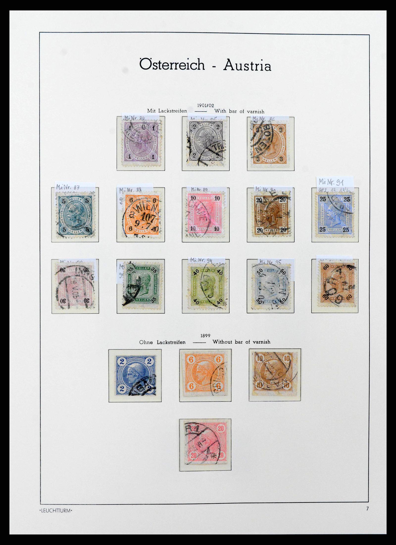 38237 0016 - Postzegelverzameling 38237 Oostenrijk 1850-1918.