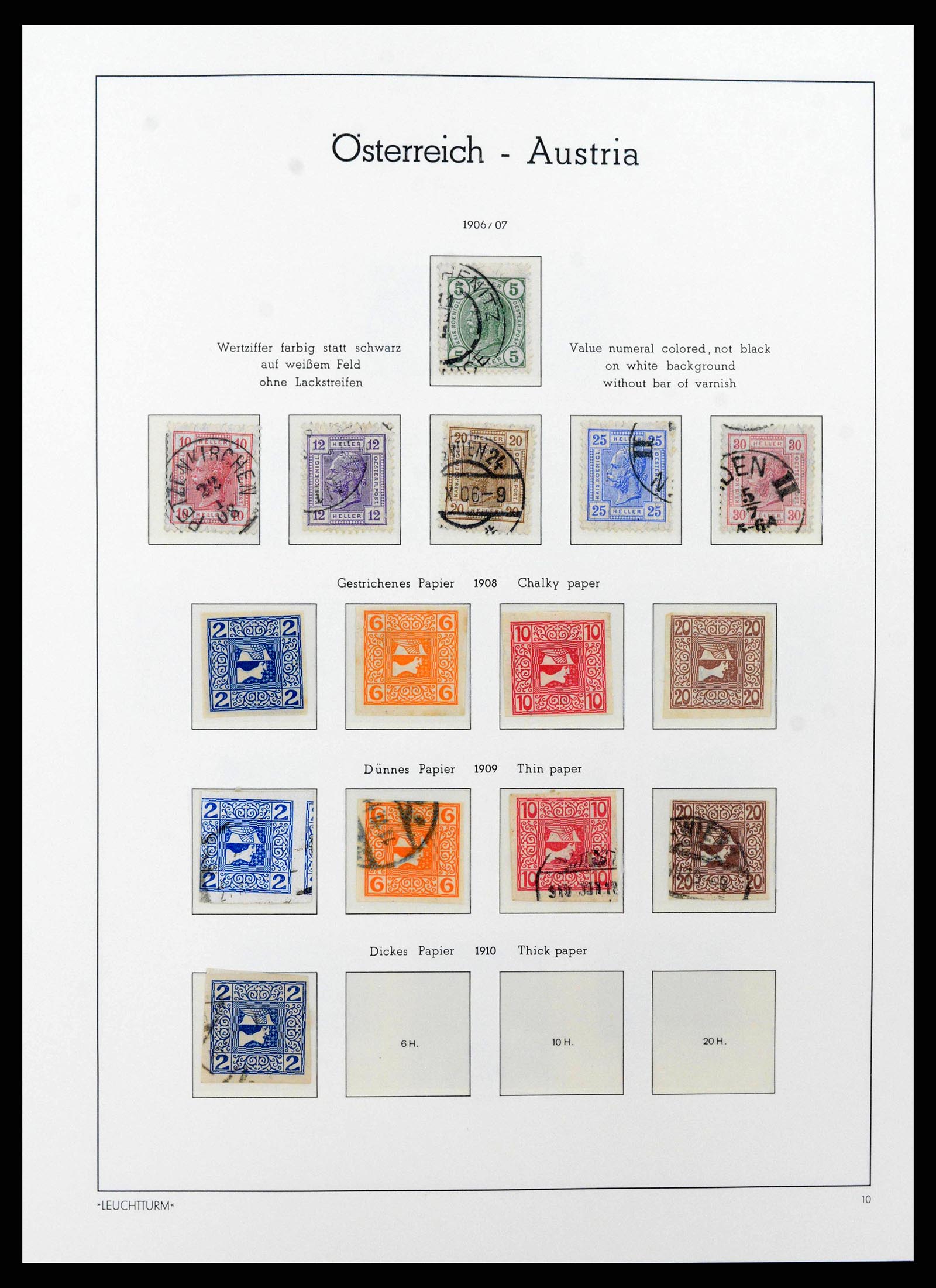 38237 0019 - Stamp collection 38237 Austria 1850-1918.