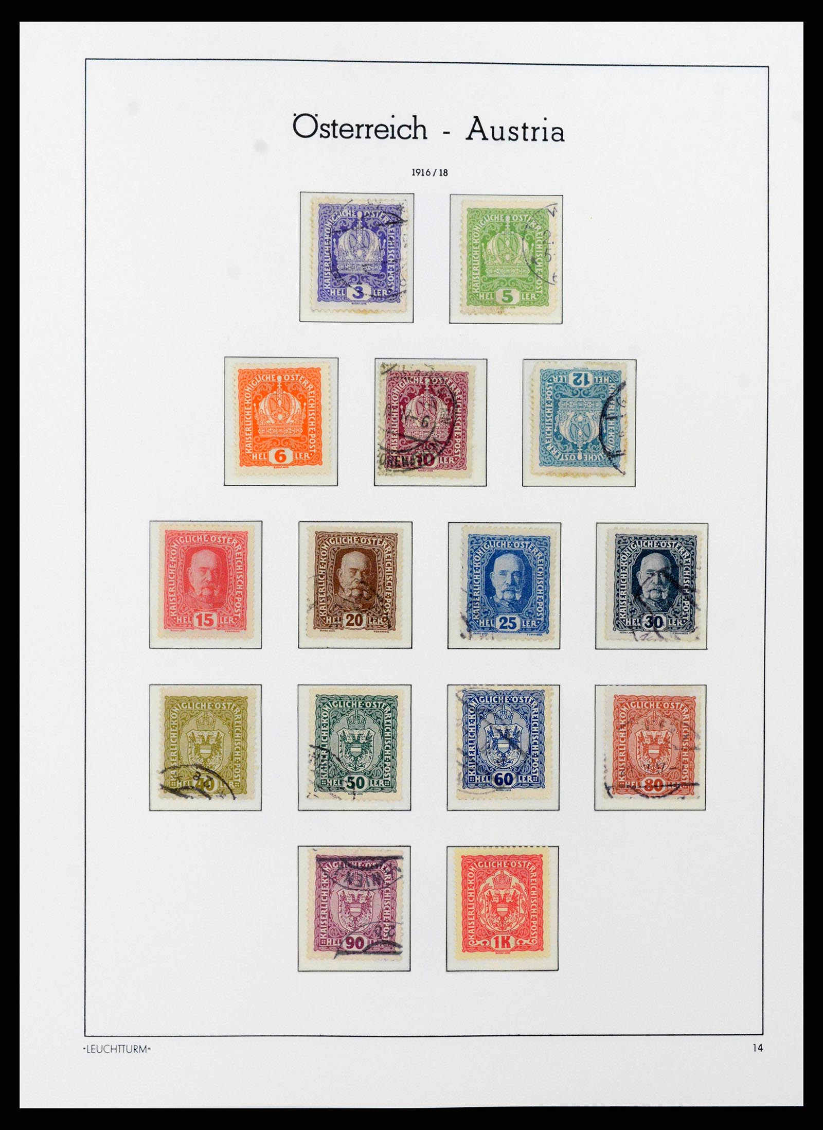 38237 0024 - Stamp collection 38237 Austria 1850-1918.