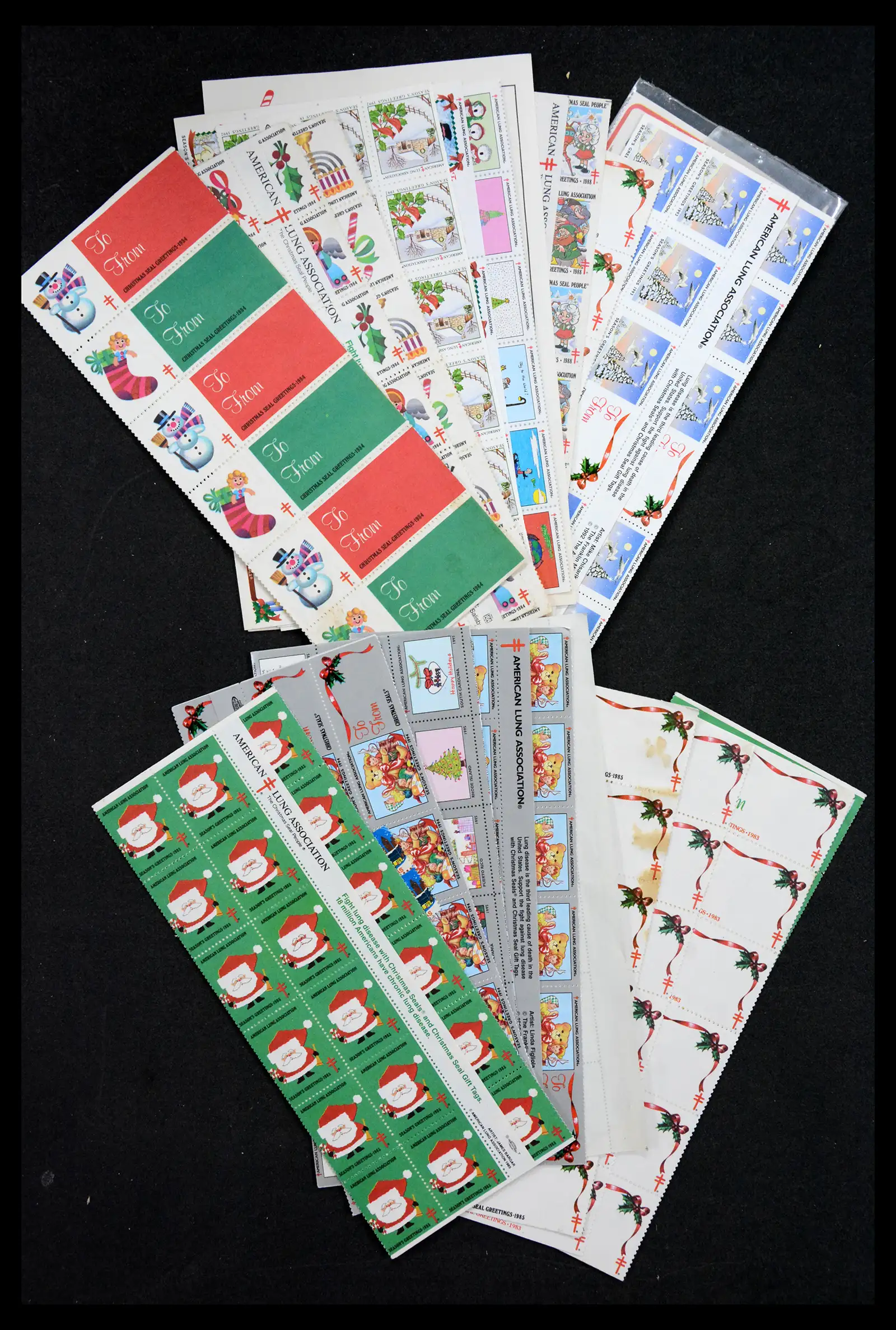 38238 0012 - Stamp collection 38238 USA Christmas seals from 1910.
