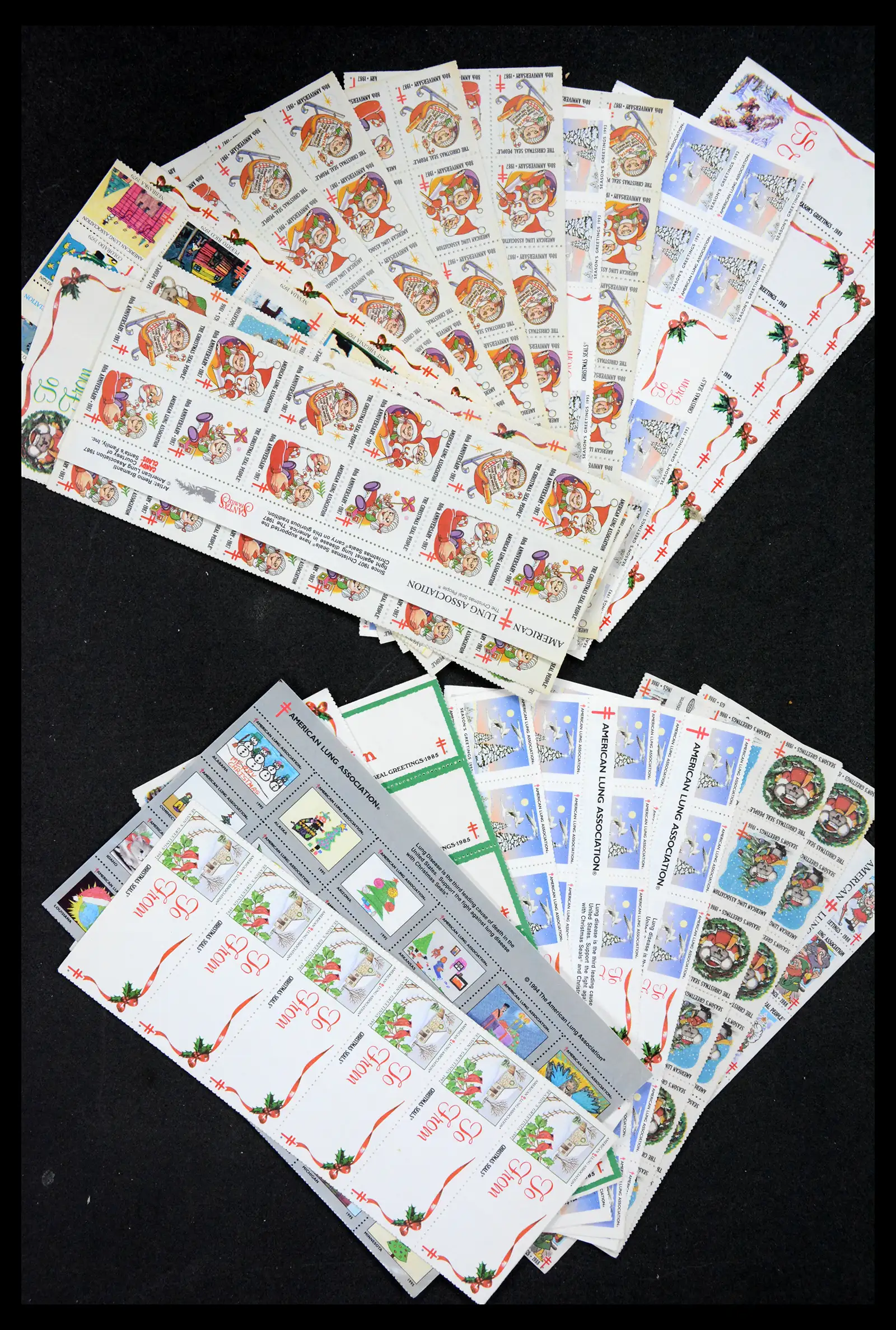 38238 0013 - Stamp collection 38238 USA Christmas seals from 1910.