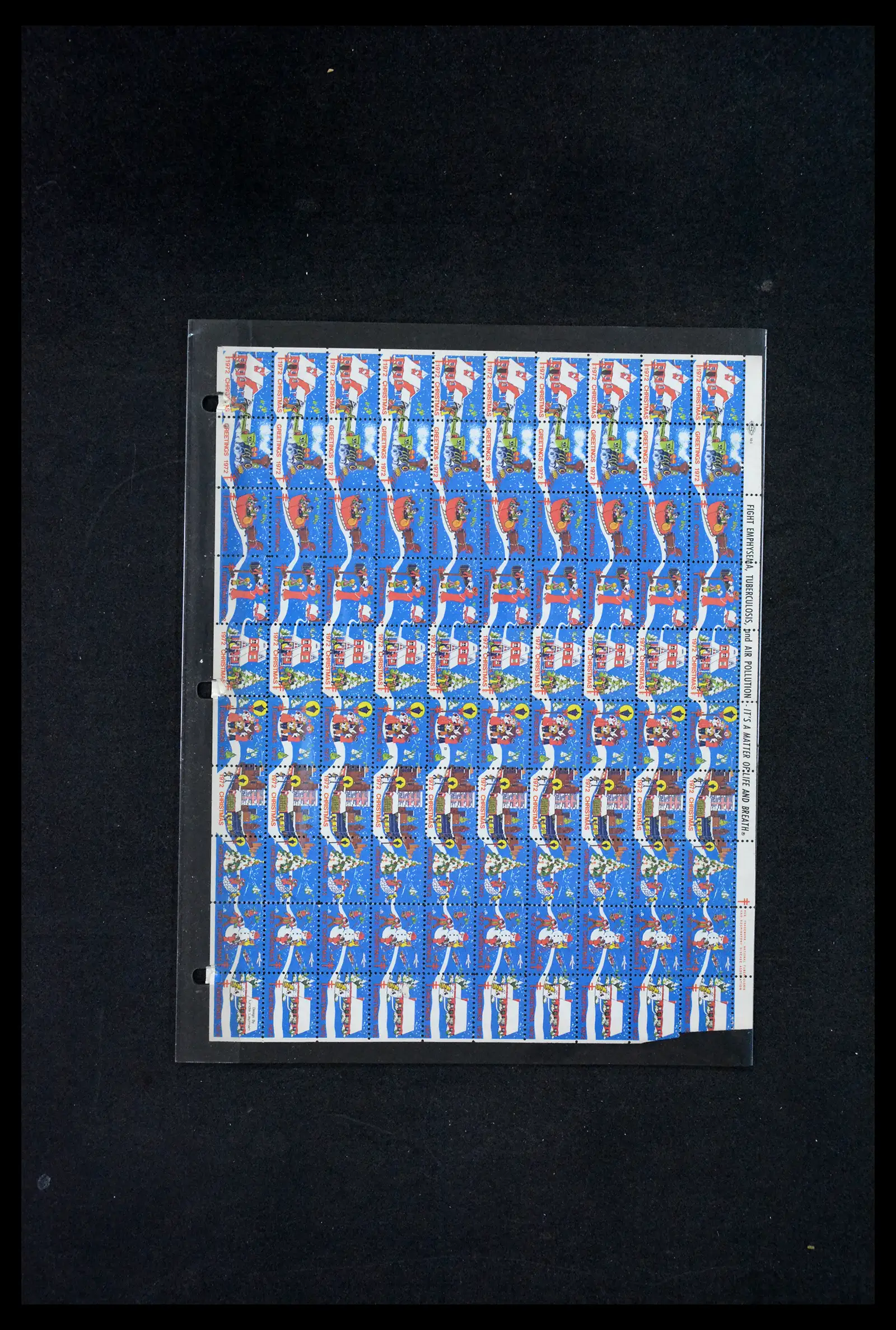 38238 0025 - Stamp collection 38238 USA Christmas seals from 1910.