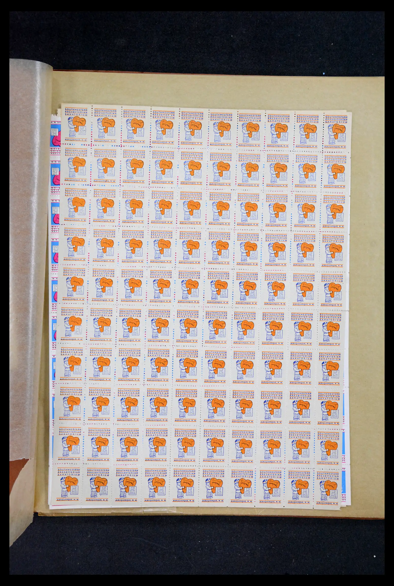 38238 0033 - Stamp collection 38238 USA Christmas seals from 1910.