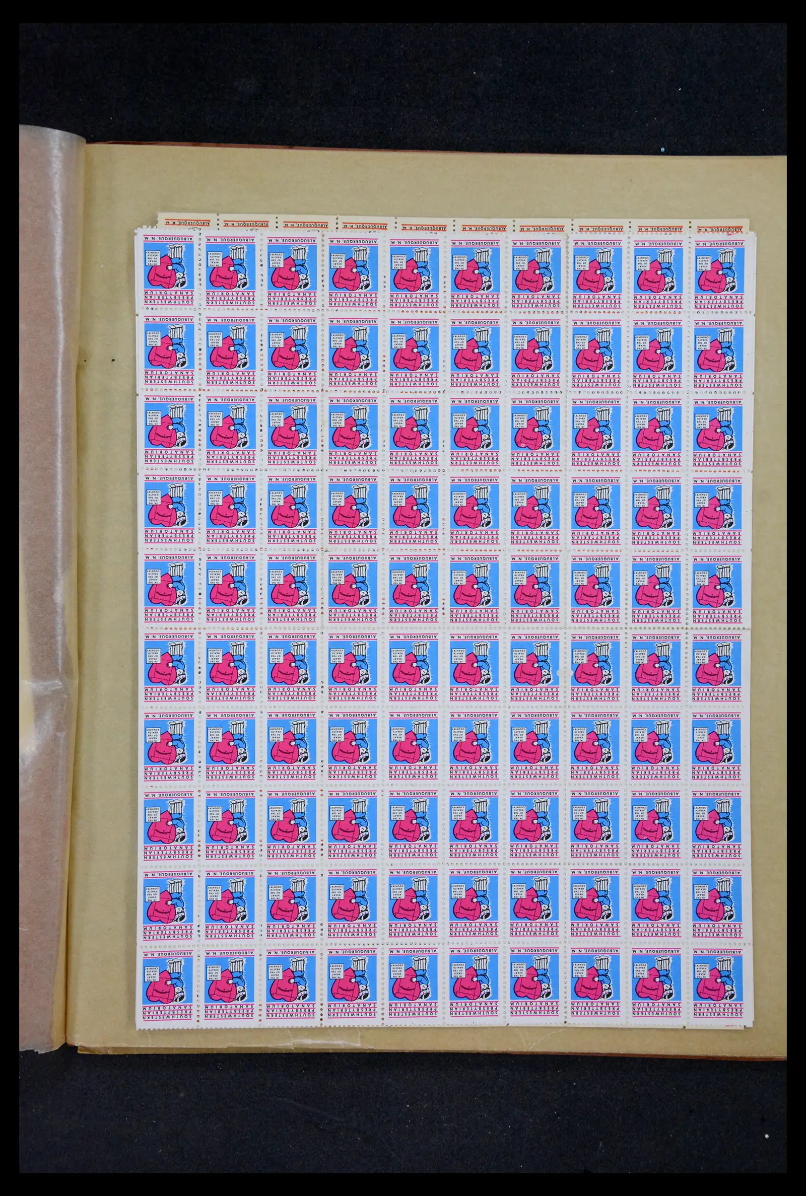 38238 0035 - Stamp collection 38238 USA Christmas seals from 1910.