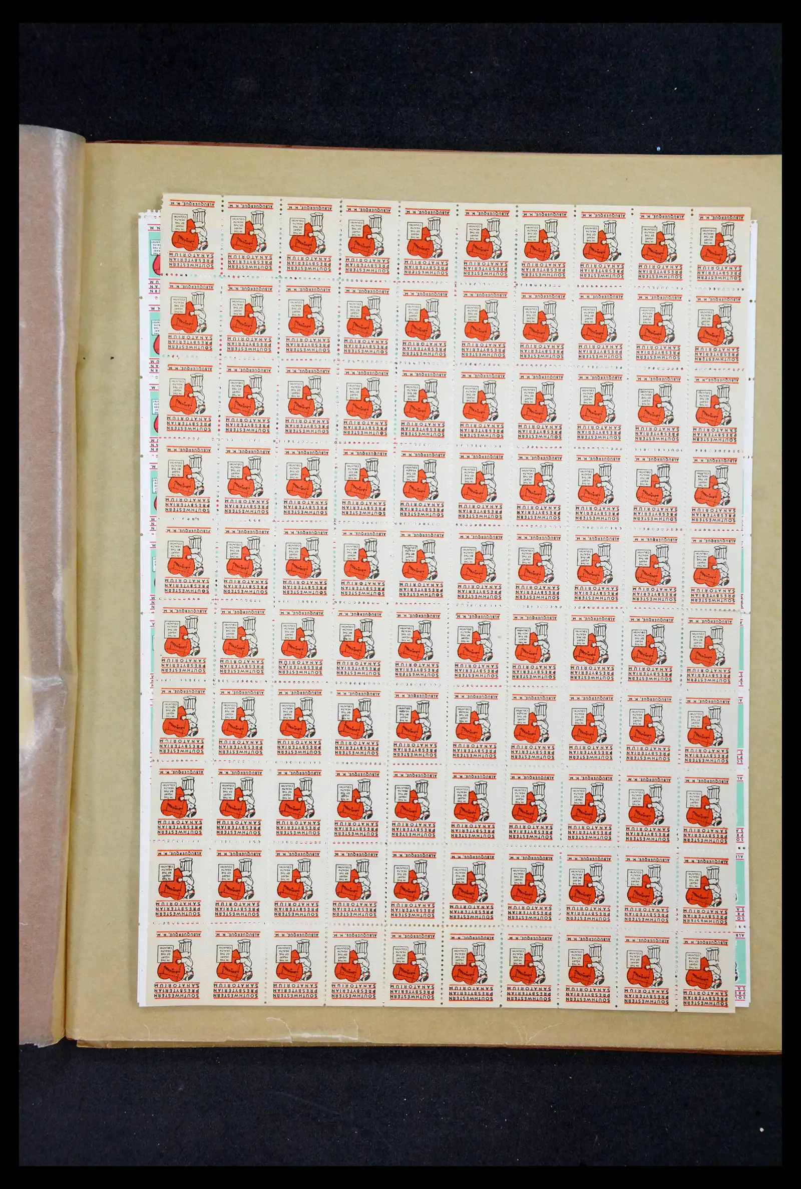 38238 0036 - Stamp collection 38238 USA Christmas seals from 1910.