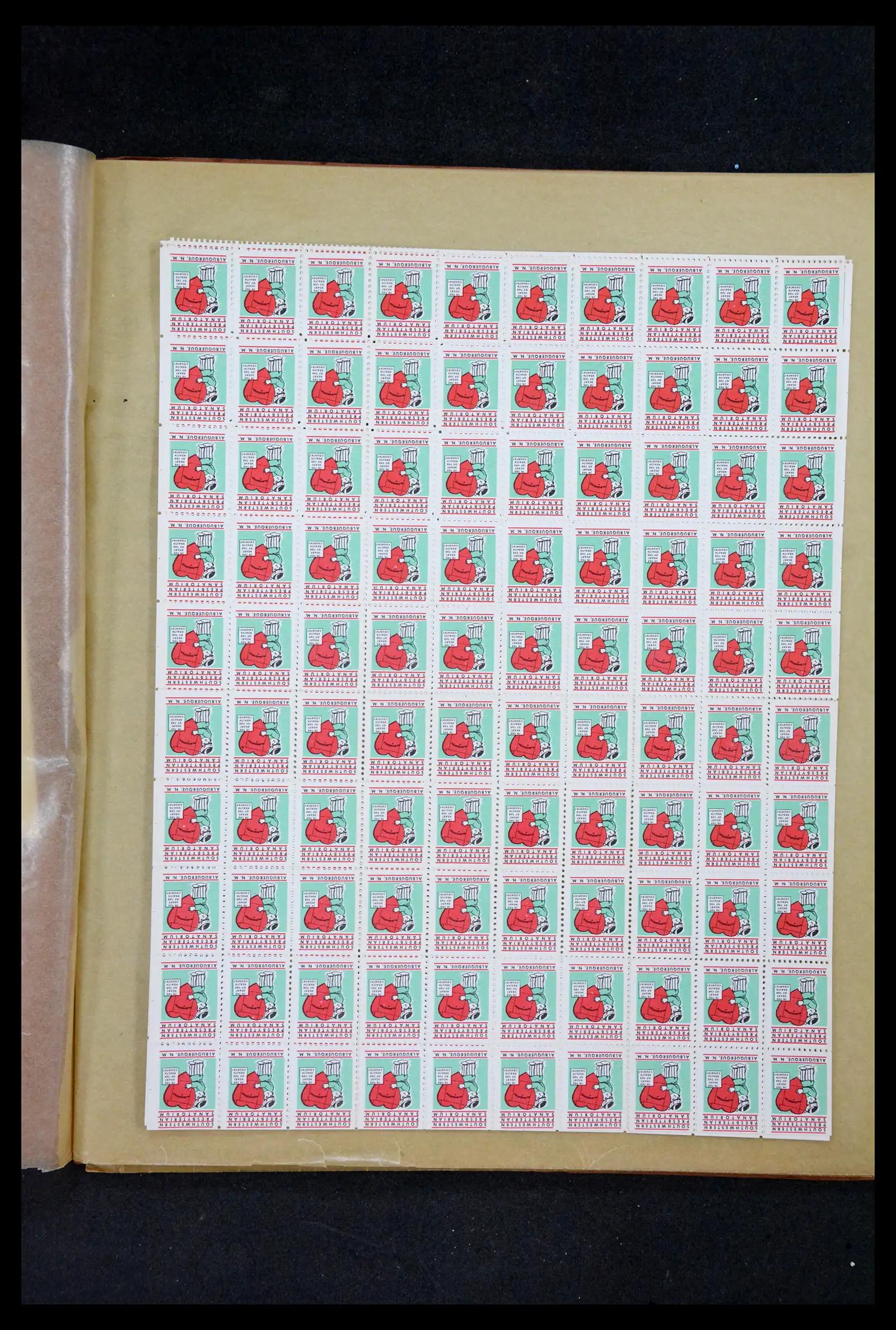 38238 0037 - Stamp collection 38238 USA Christmas seals from 1910.