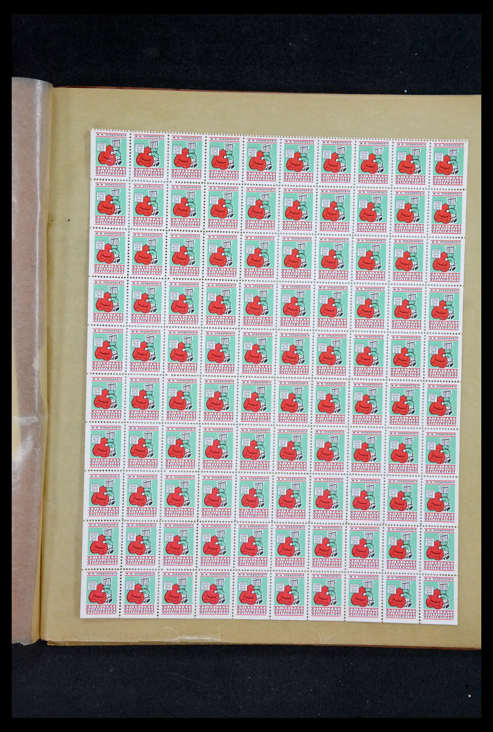 38238 0038 - Stamp collection 38238 USA Christmas seals from 1910.