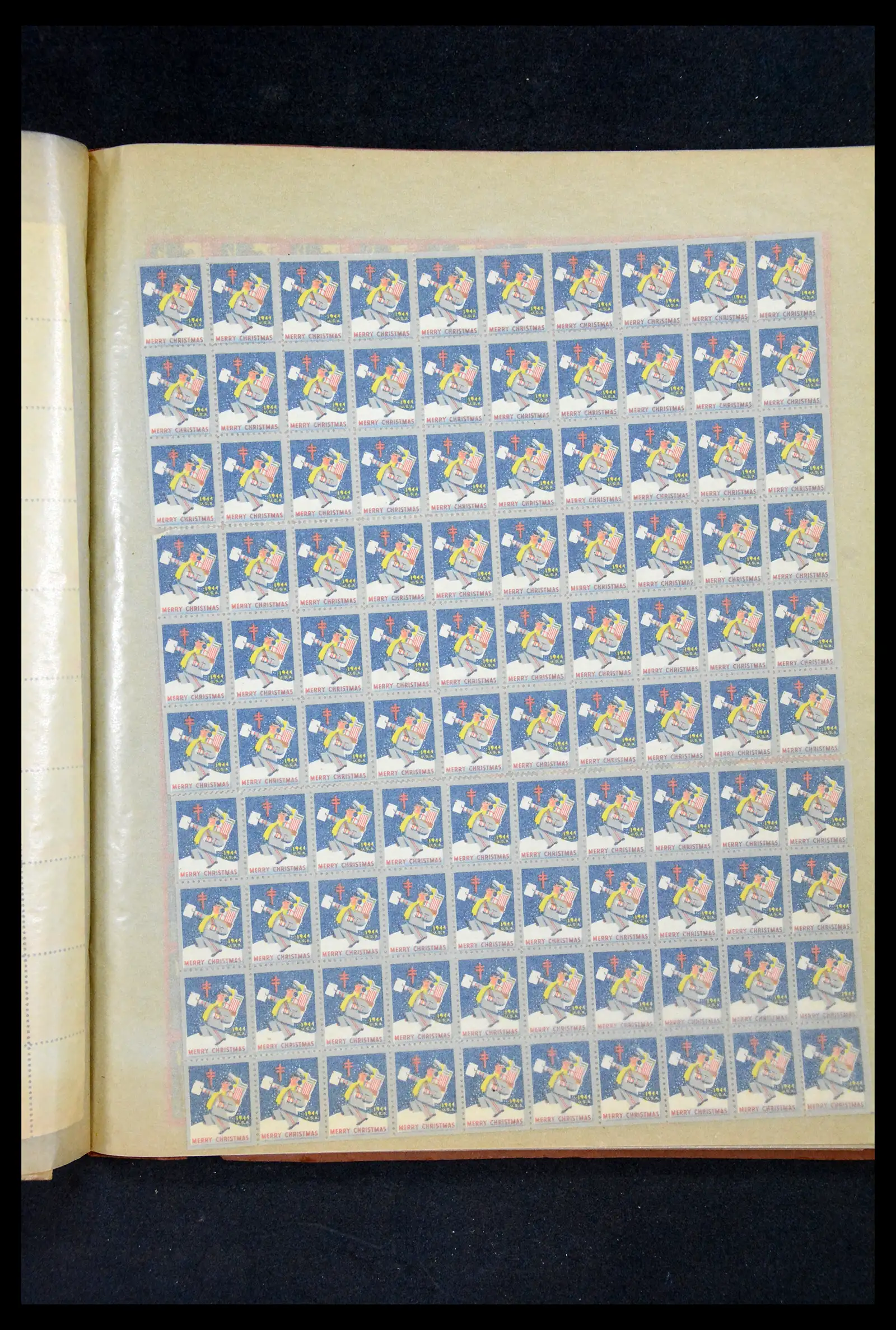 38238 0043 - Stamp collection 38238 USA Christmas seals from 1910.
